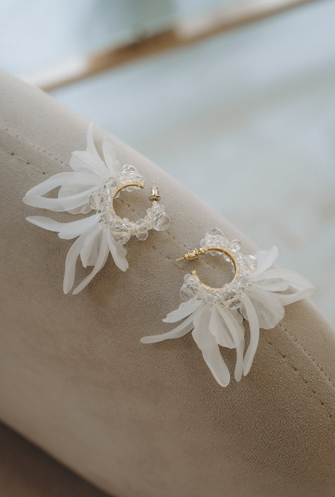 Ethereal hoop earrings 