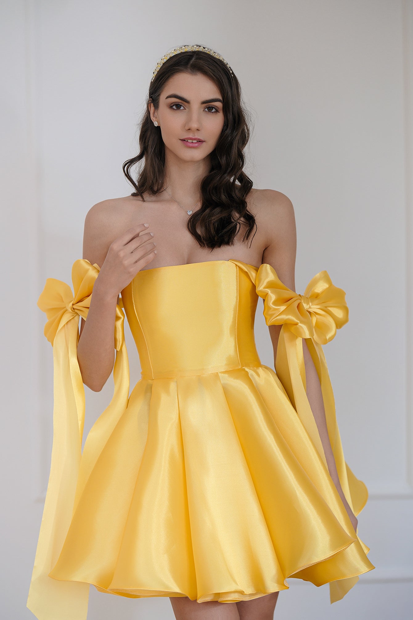 Cocktail dress in yellow: Princess Blossom 