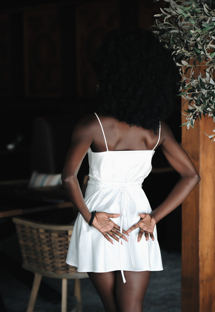 Mini dress in white: Glowin 