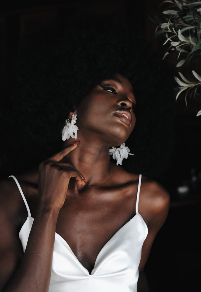 Mini dress in white: Glowin 
