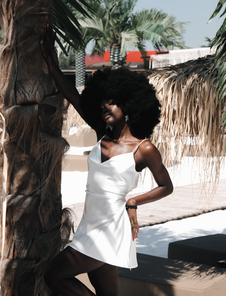 Mini dress in white: Glowin 