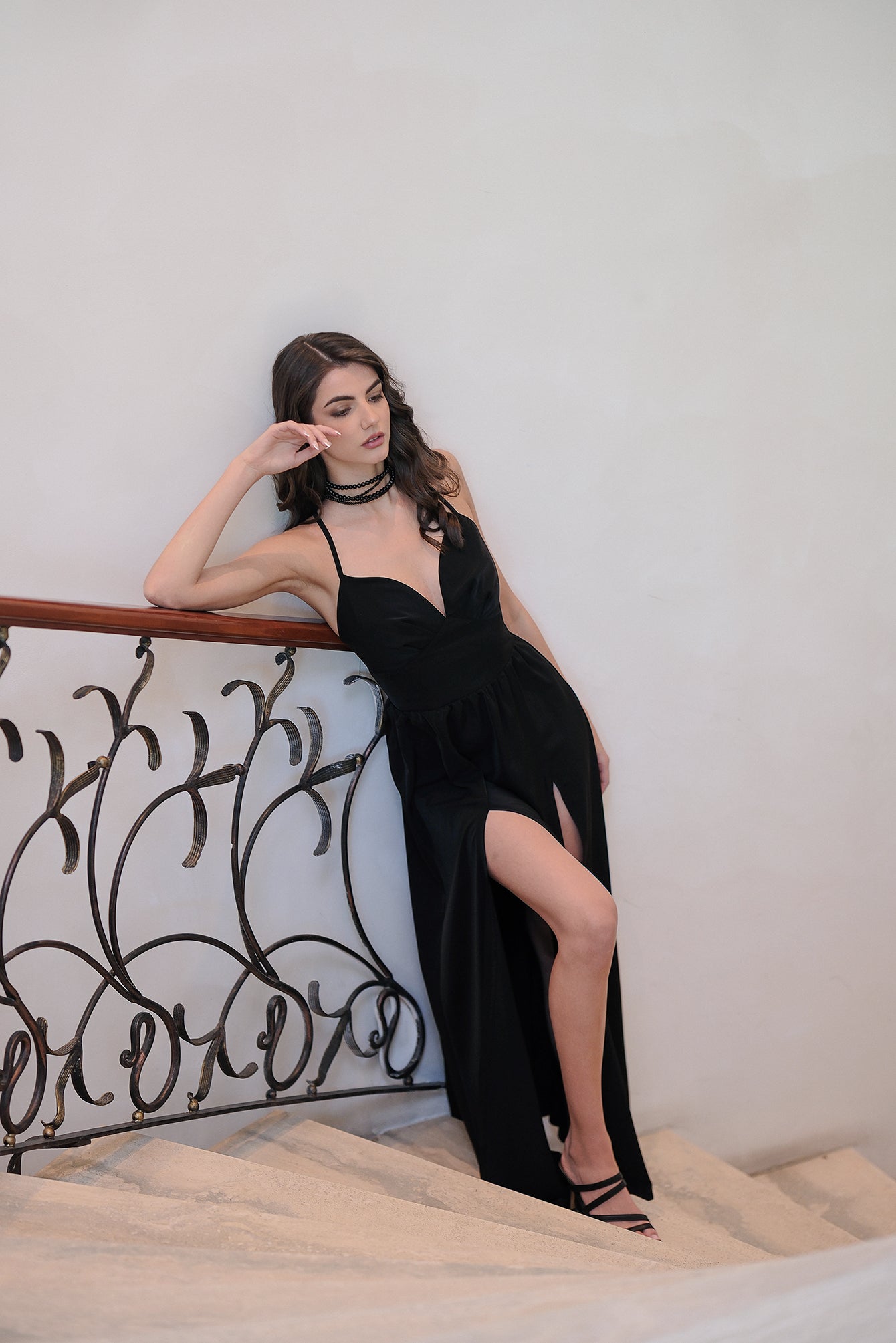 Stylish dress in black: Clara