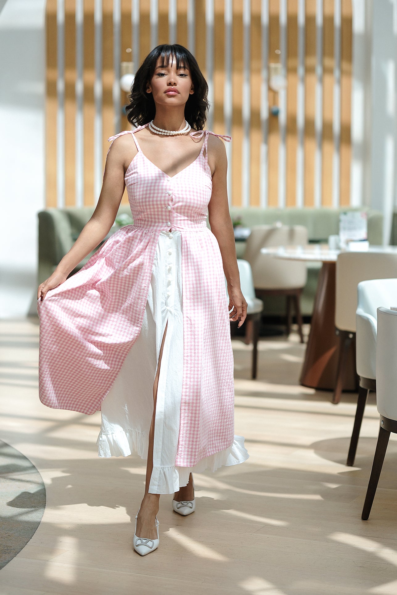 Casual dress in pink: Maelinne