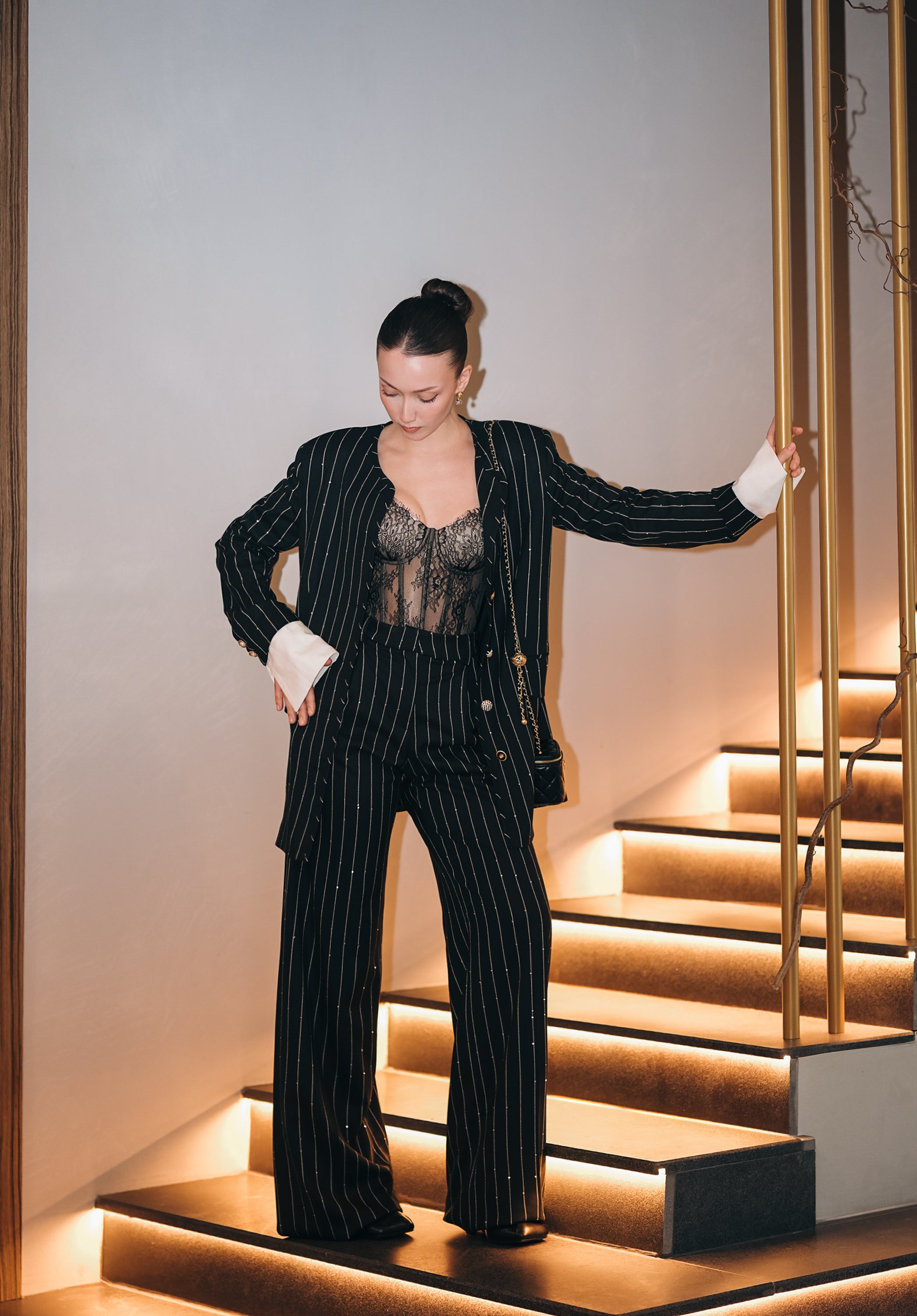 Костюм в черно: Atanasia