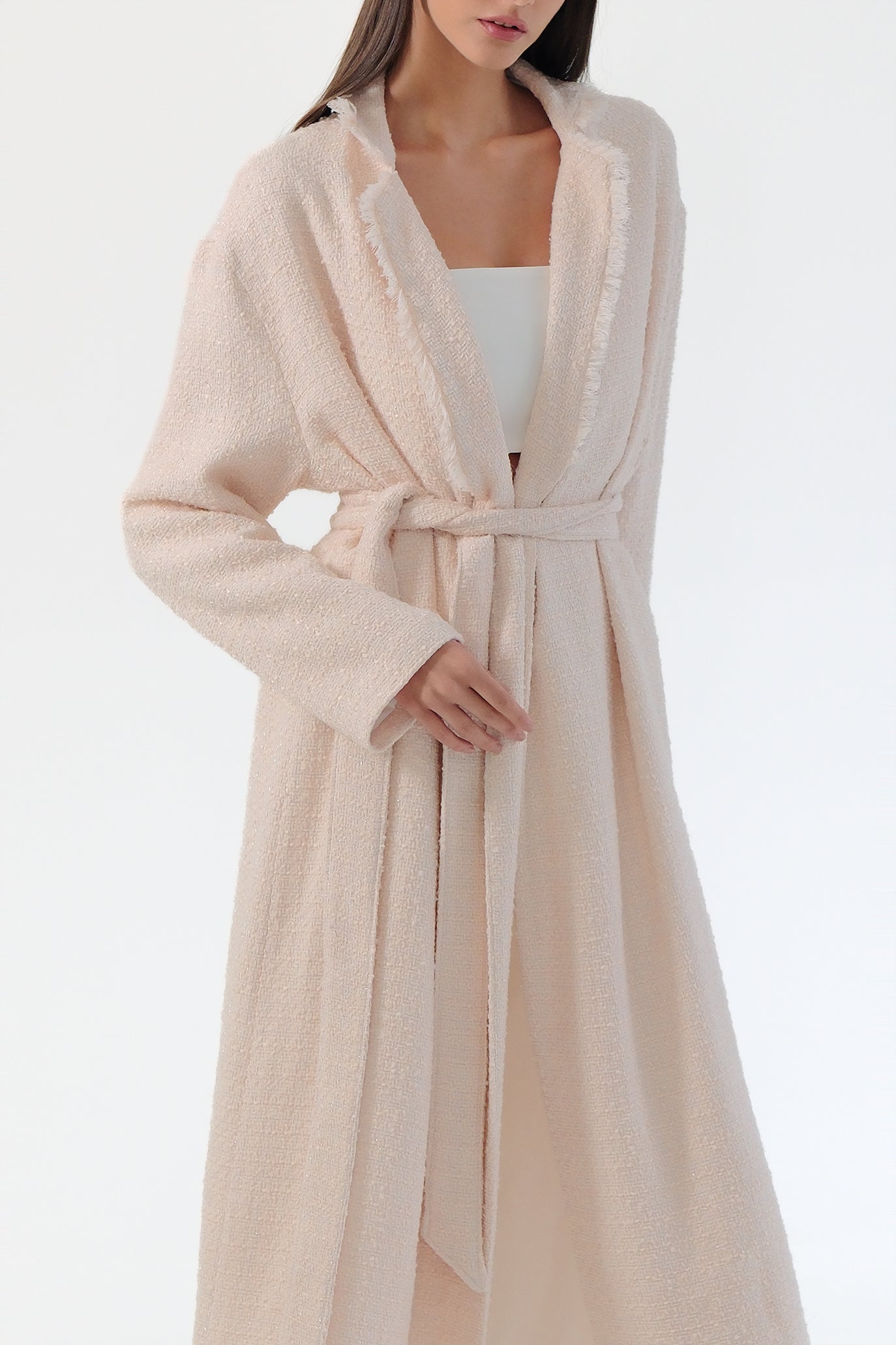 Дълга жилетка в светлорозово: Aliseth