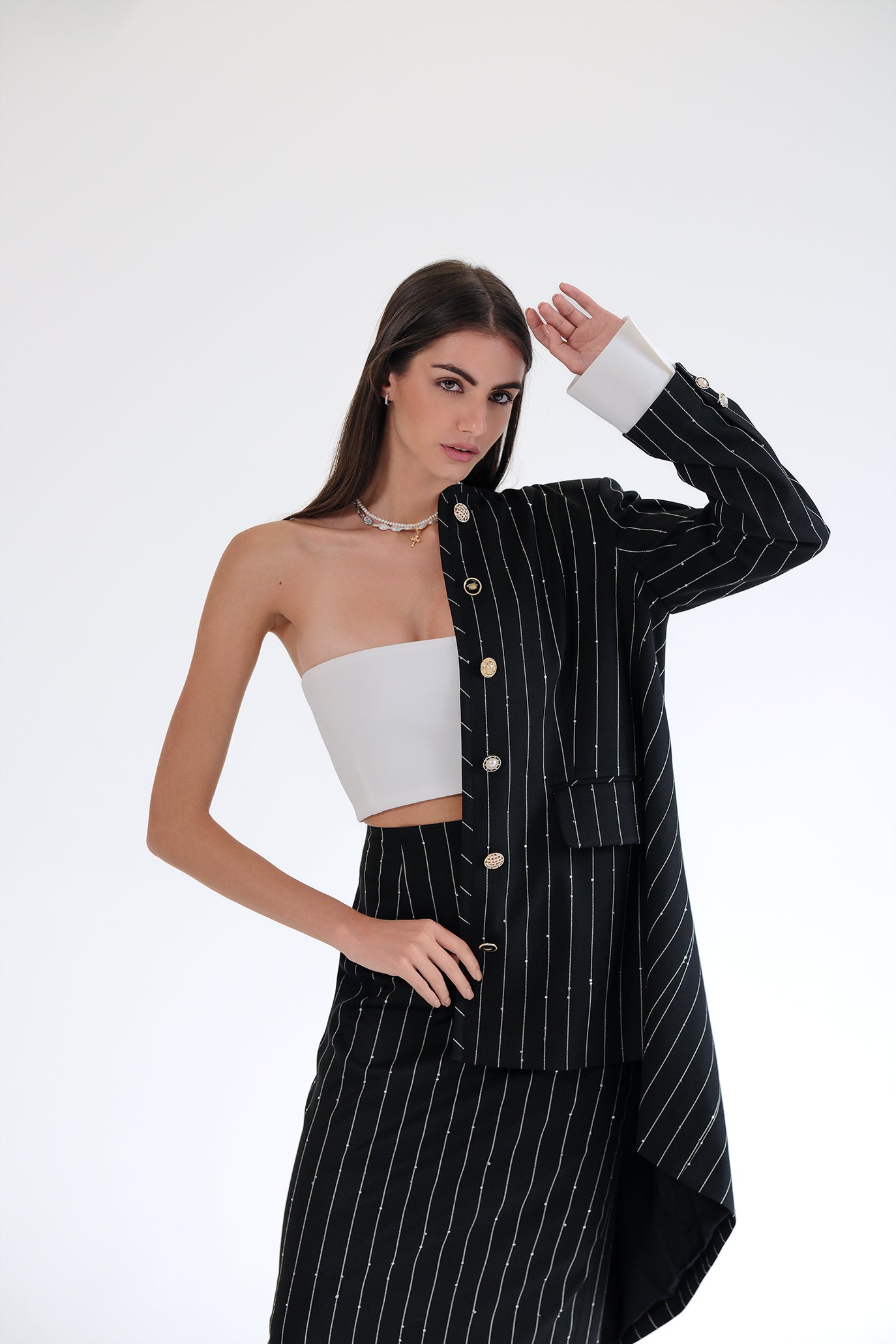 Пола "молив" в черно: Atanasia