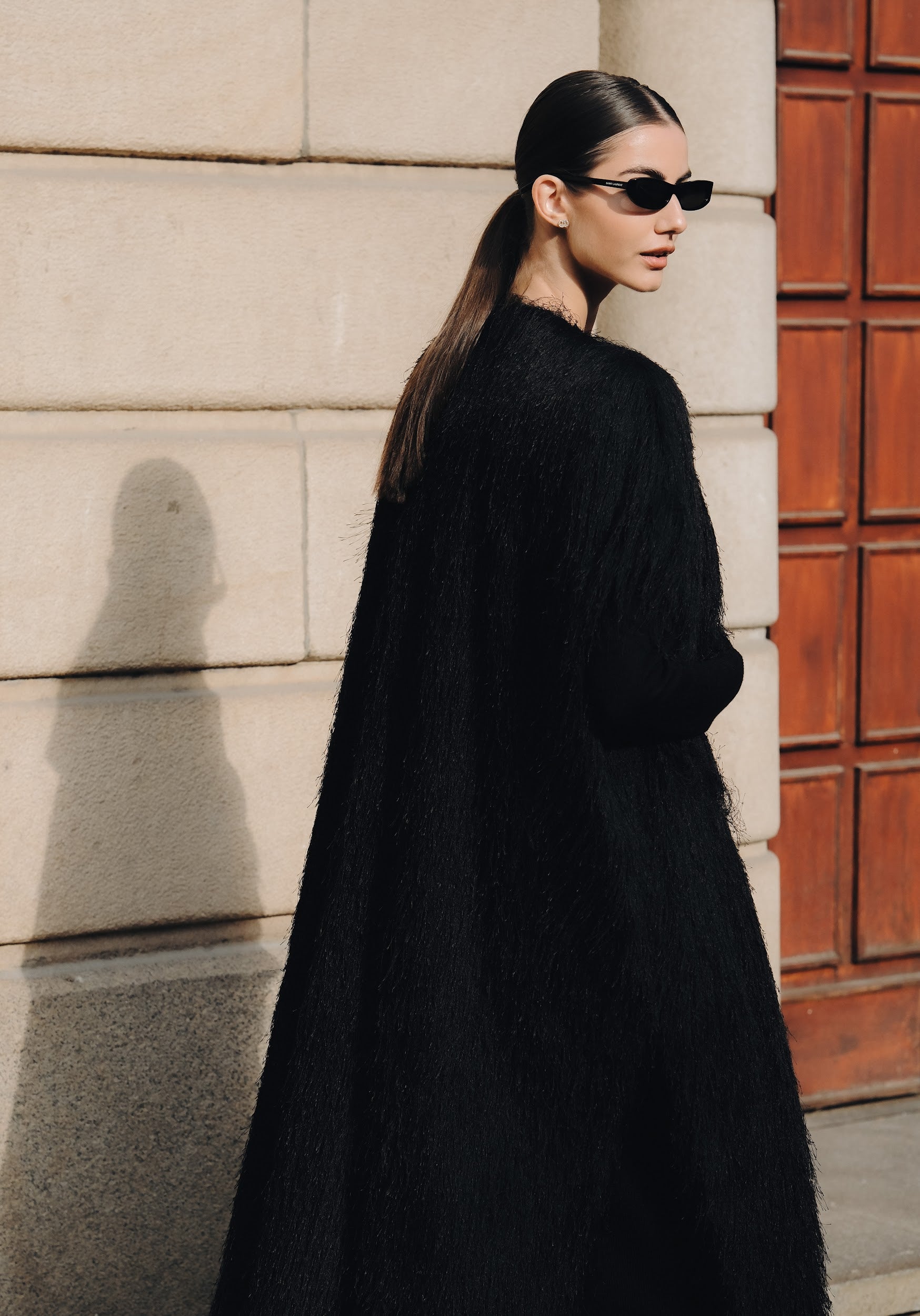 Елек/жилетка от ресни в черно: Eveline