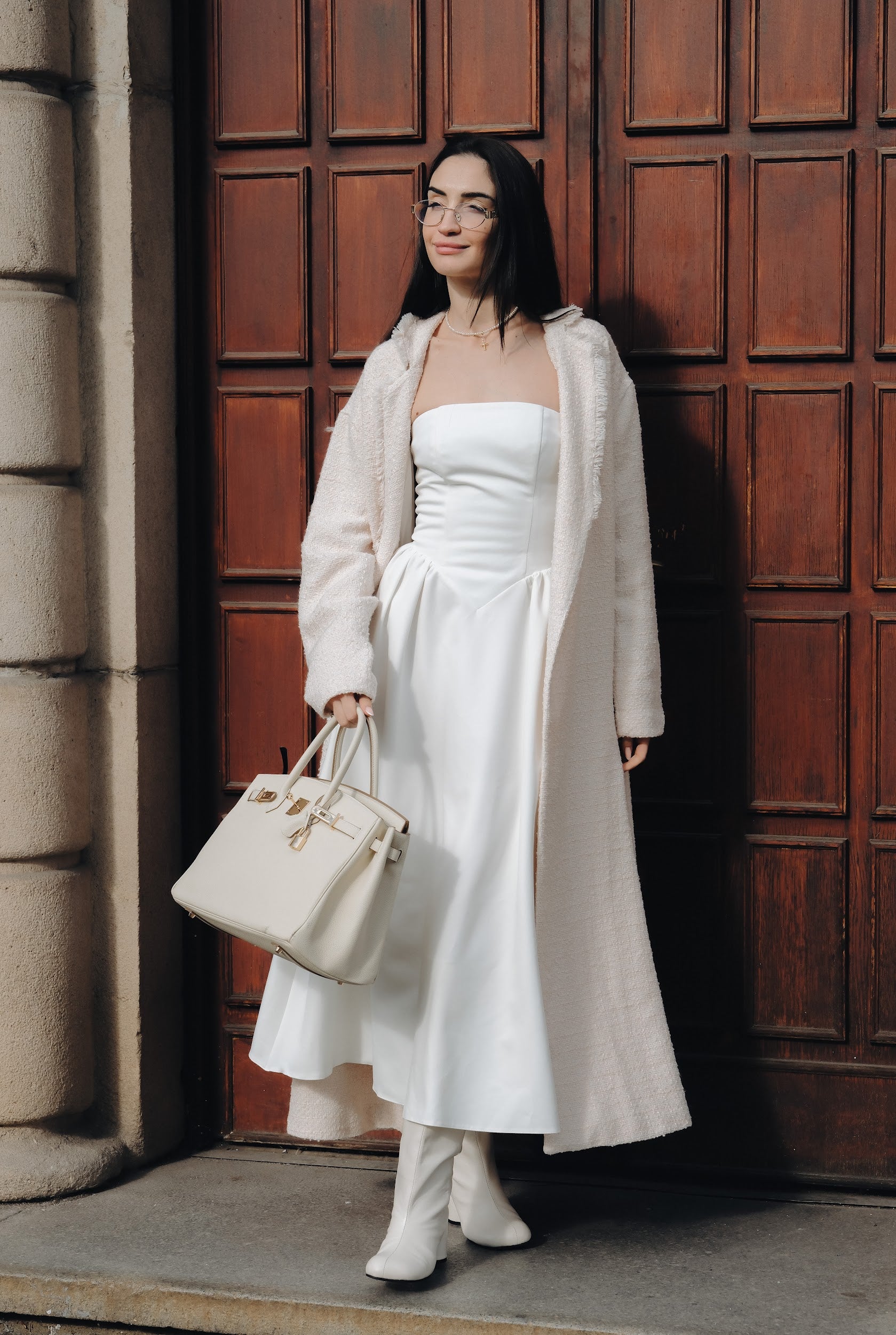 Дълга жилетка в светлорозово: Aliseth