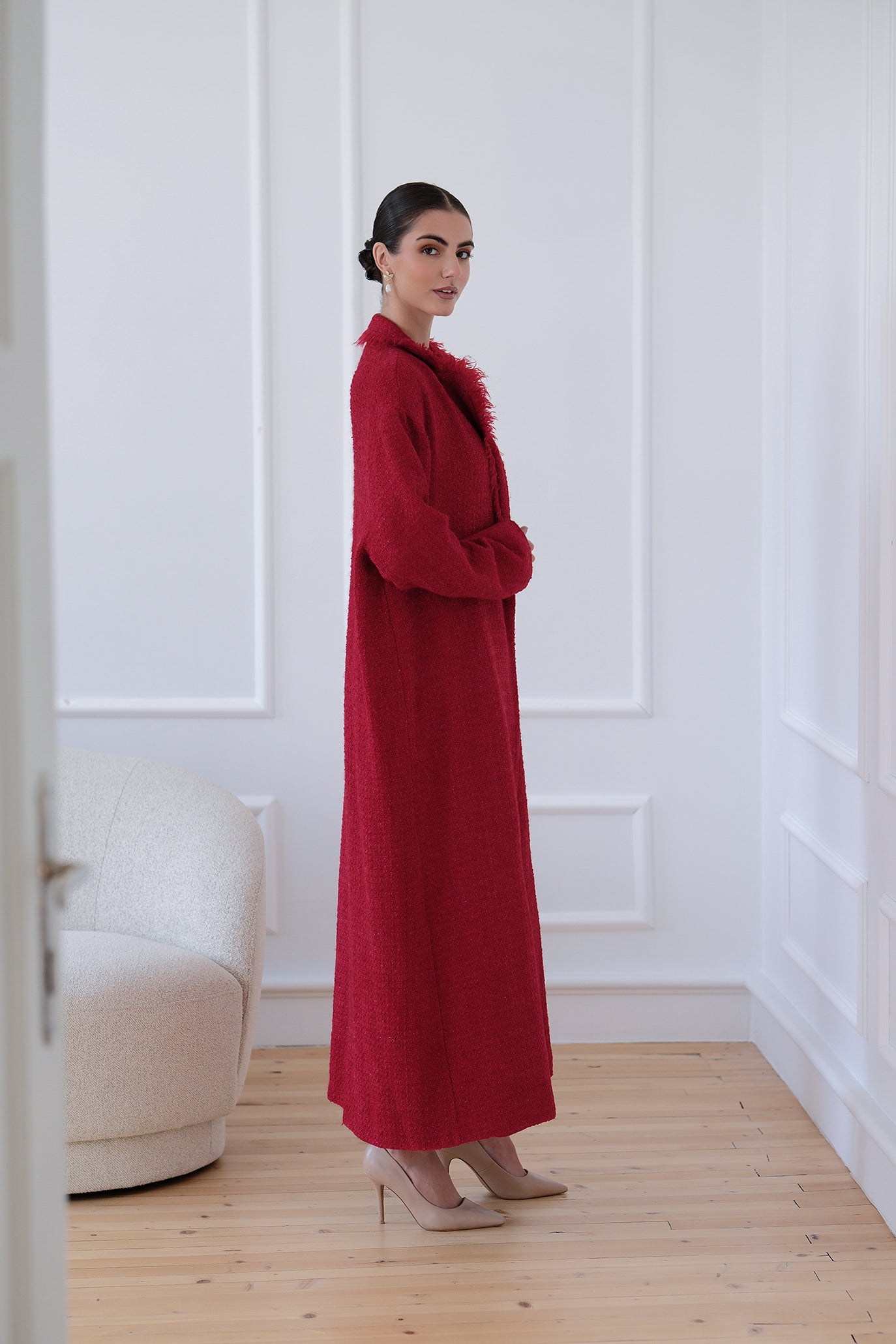 Дълга жилетка в червено: Aliseth