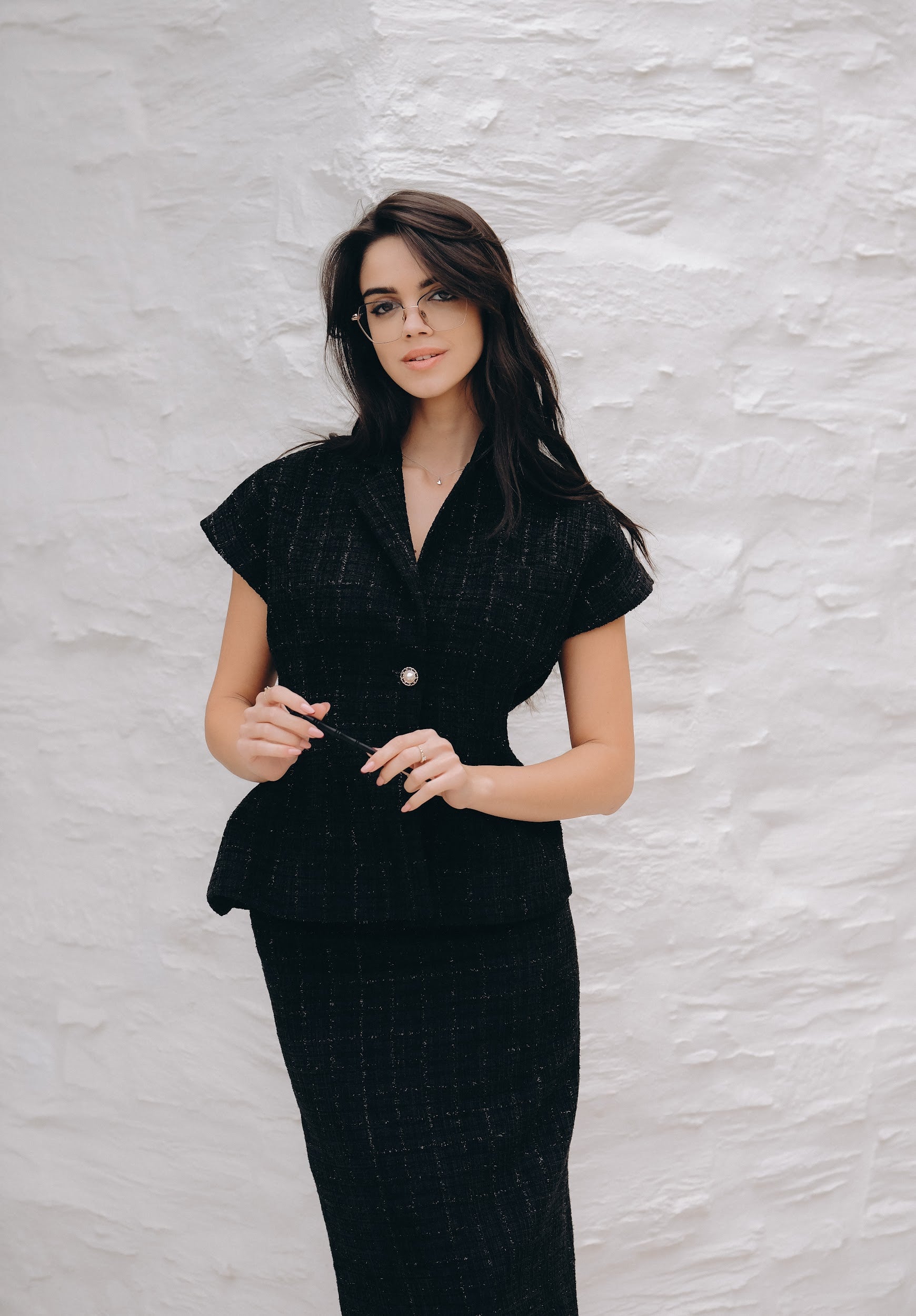 Сако / елек с десен: Halo Black