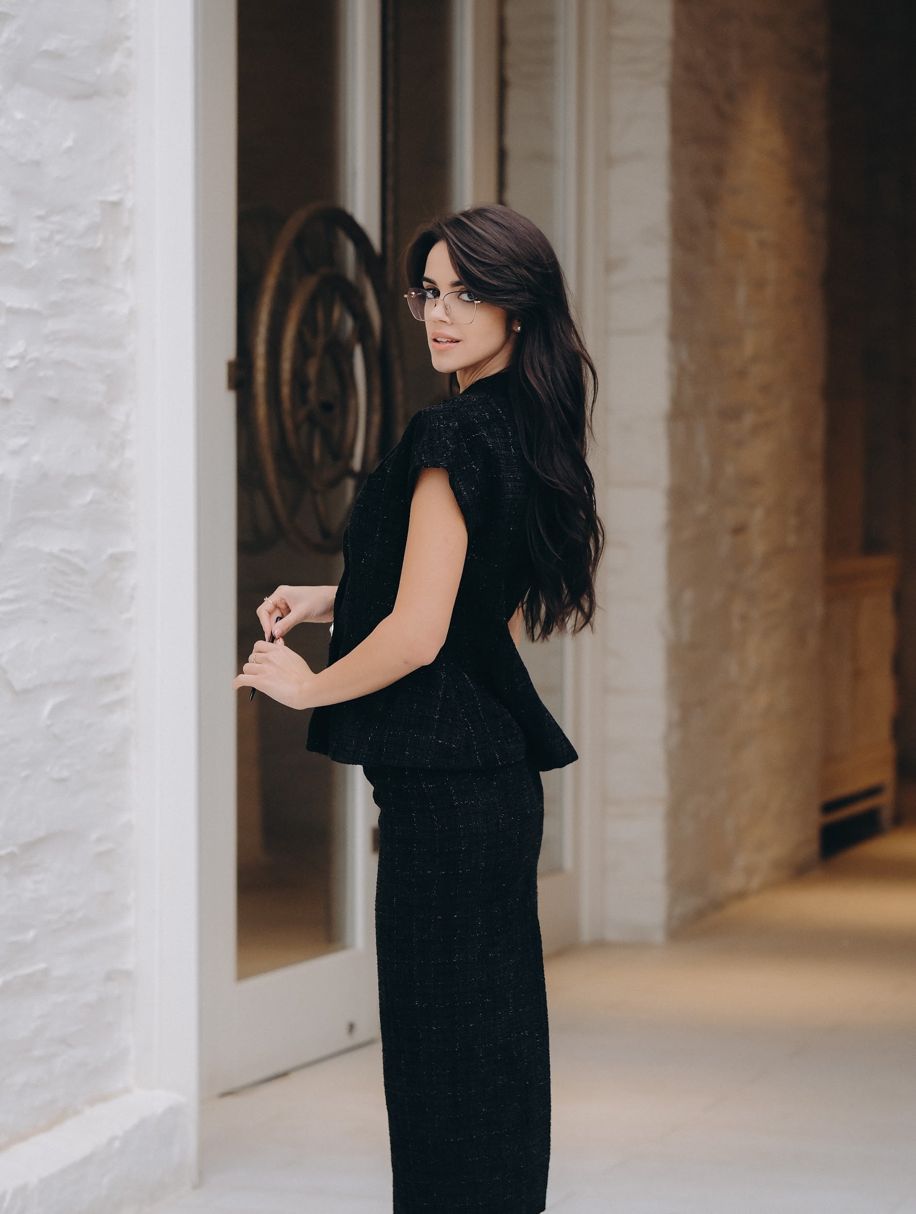 Сако / елек с десен: Halo Black