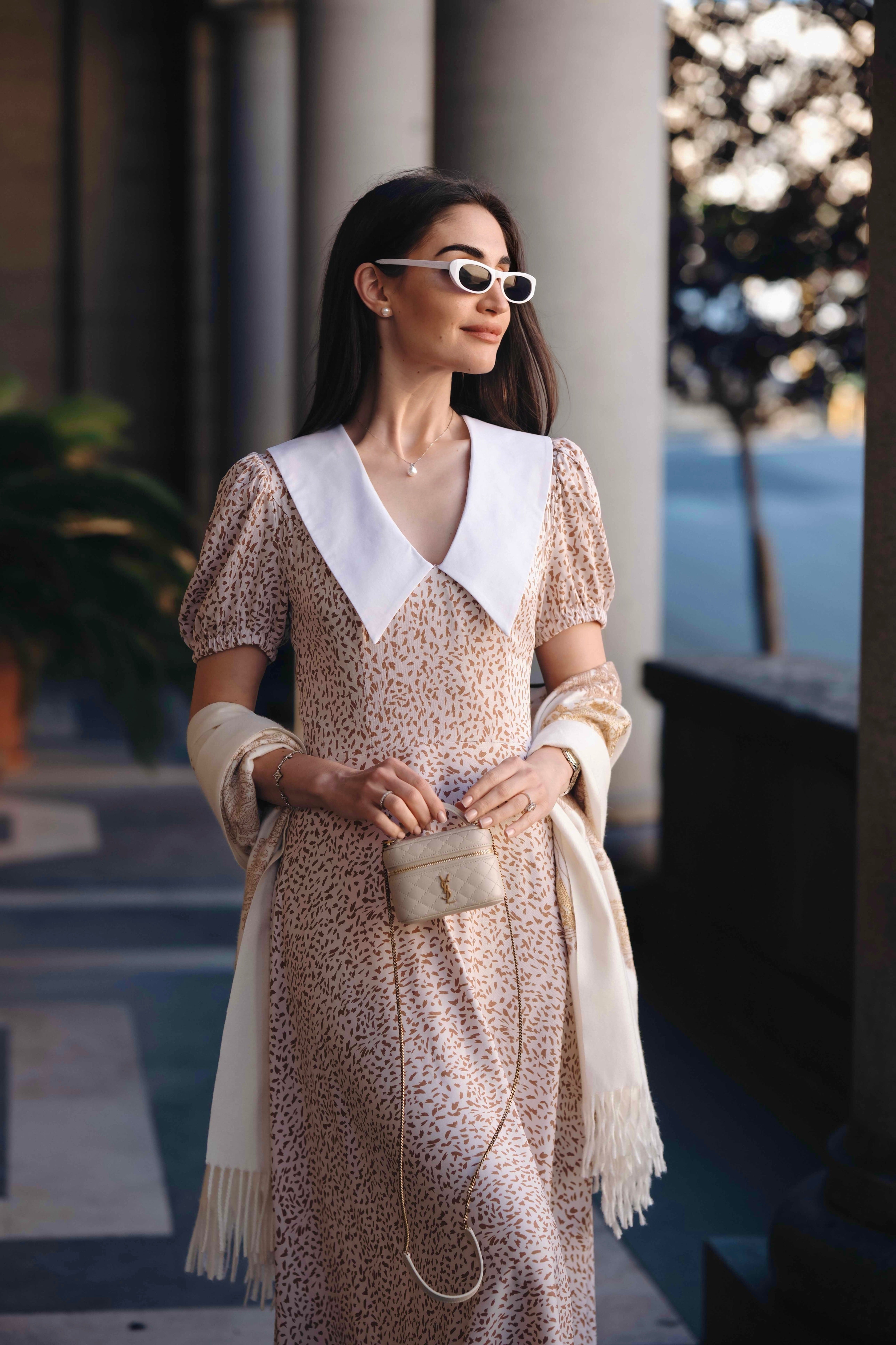 Casual dress in beige: Lianne