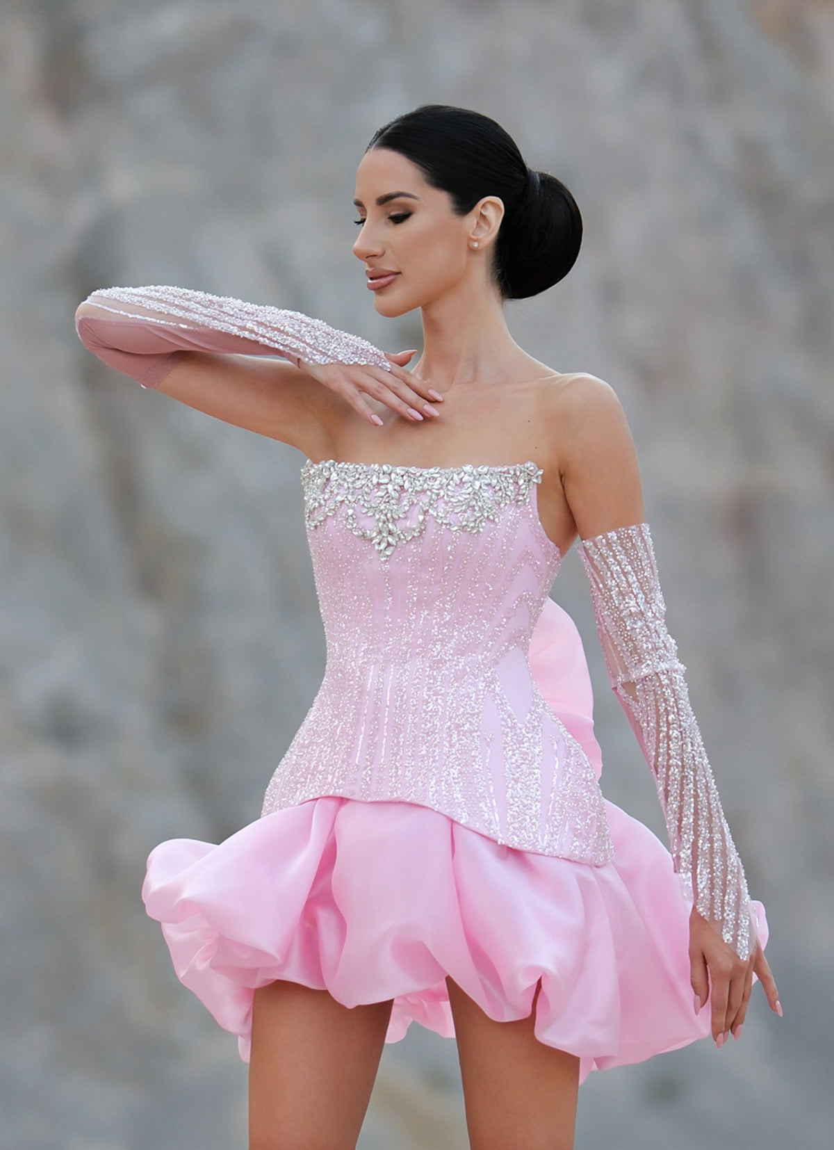 Къса рокля в розово: Barbie