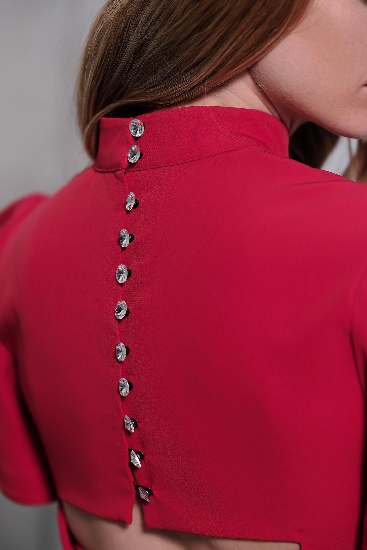 Red pencil dress: Yuliana