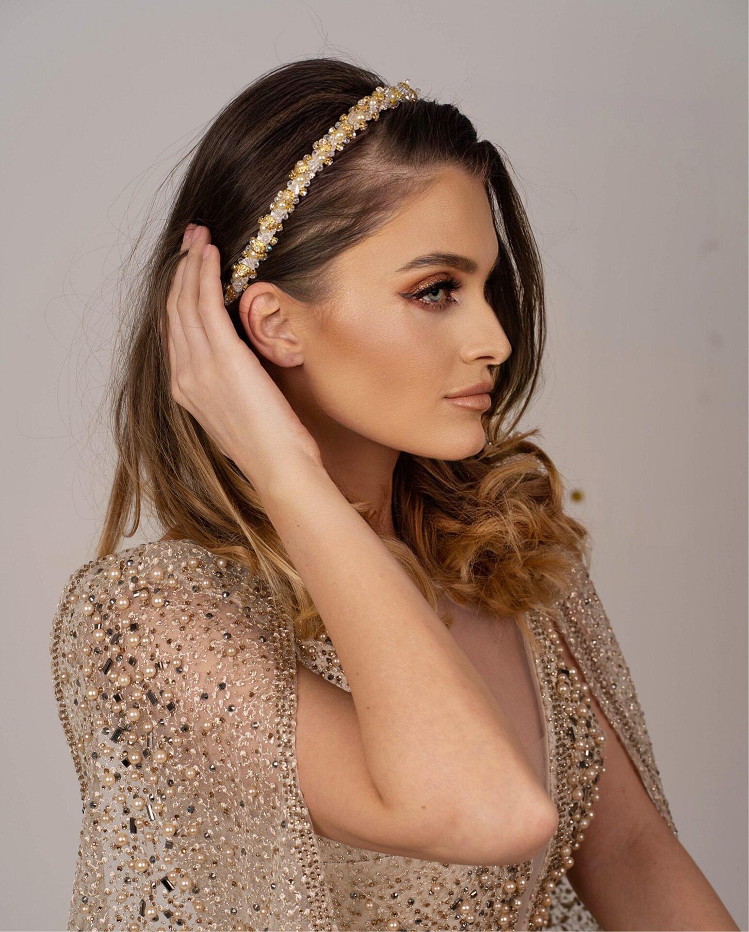 Tiara: Gold Flowers