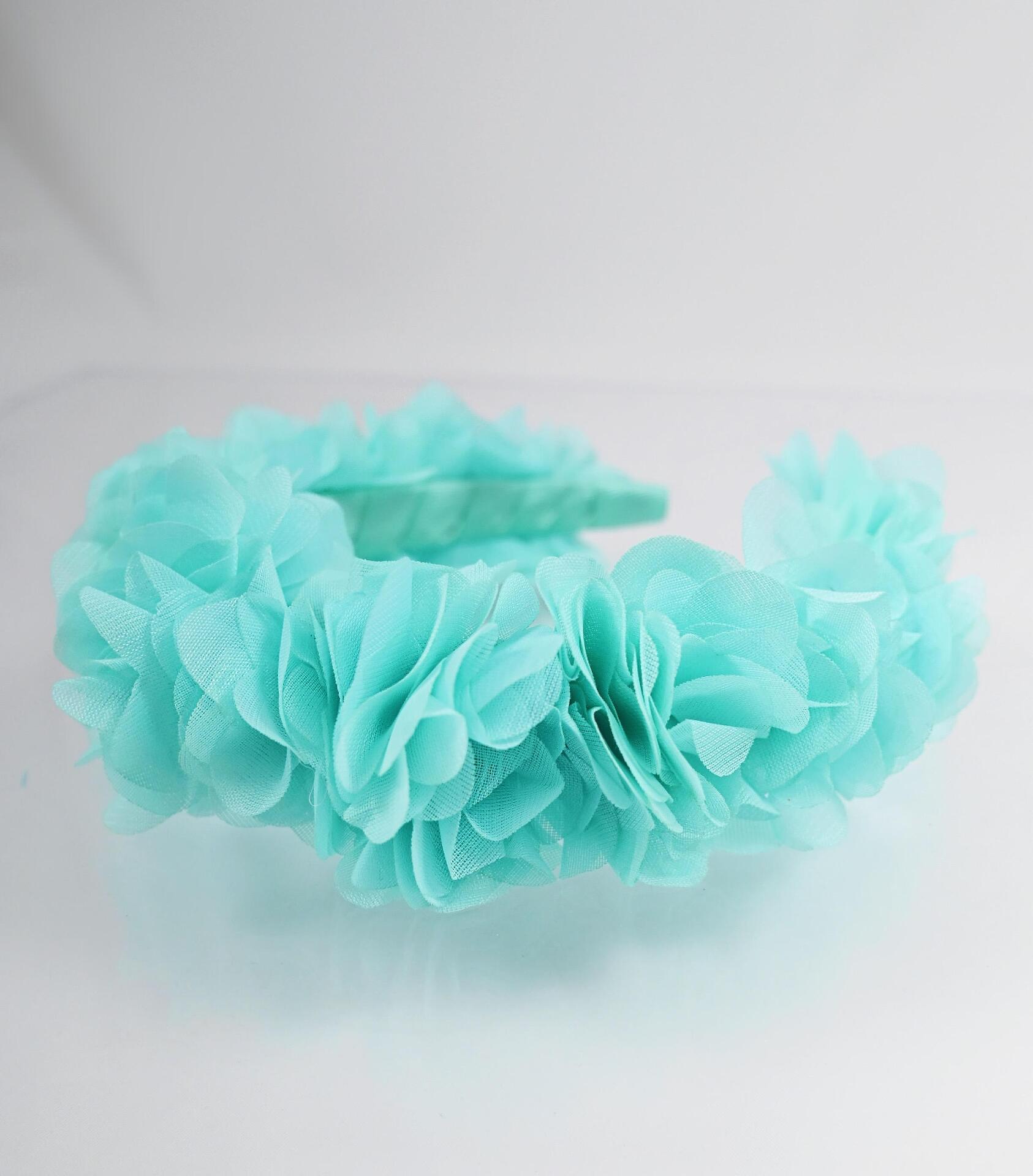 Tiara: Mint Light Flowers