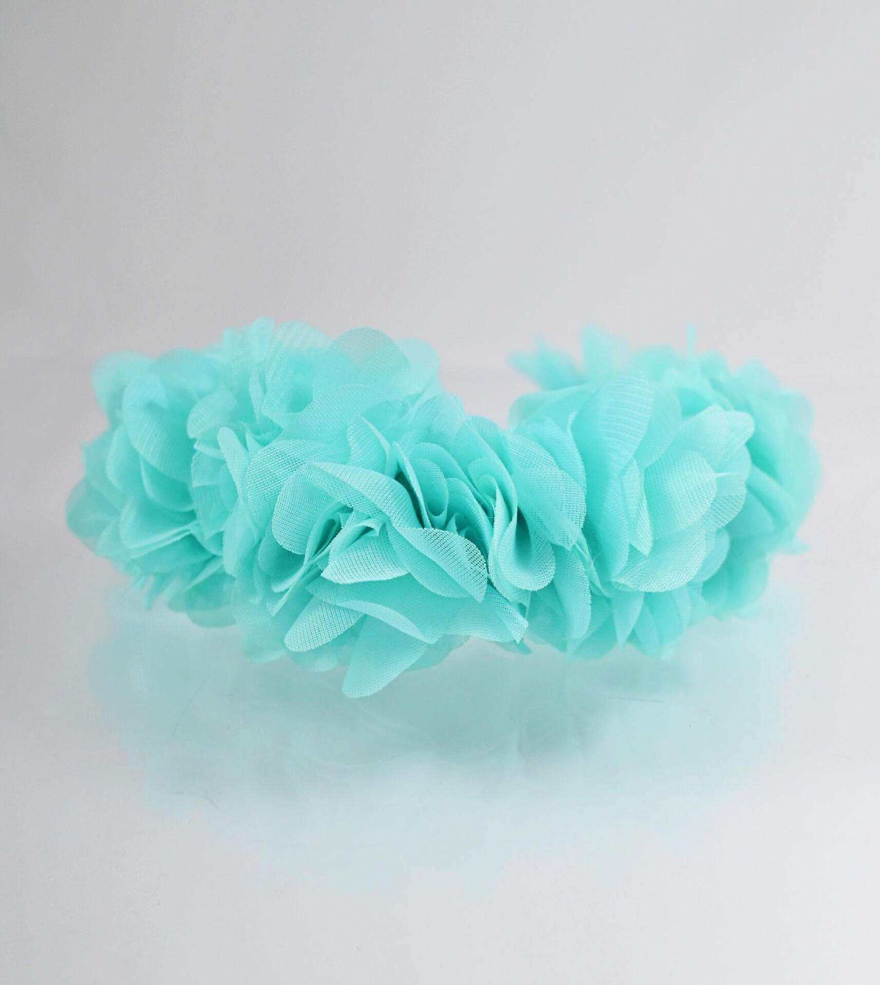 Tiara: Mint Light Flowers