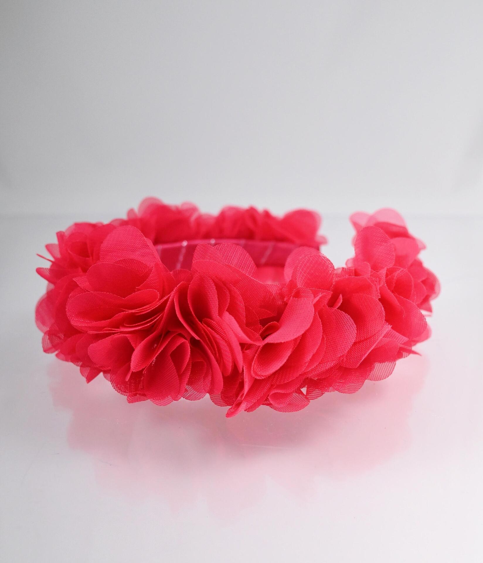 Tiara: Pink Light Flowers