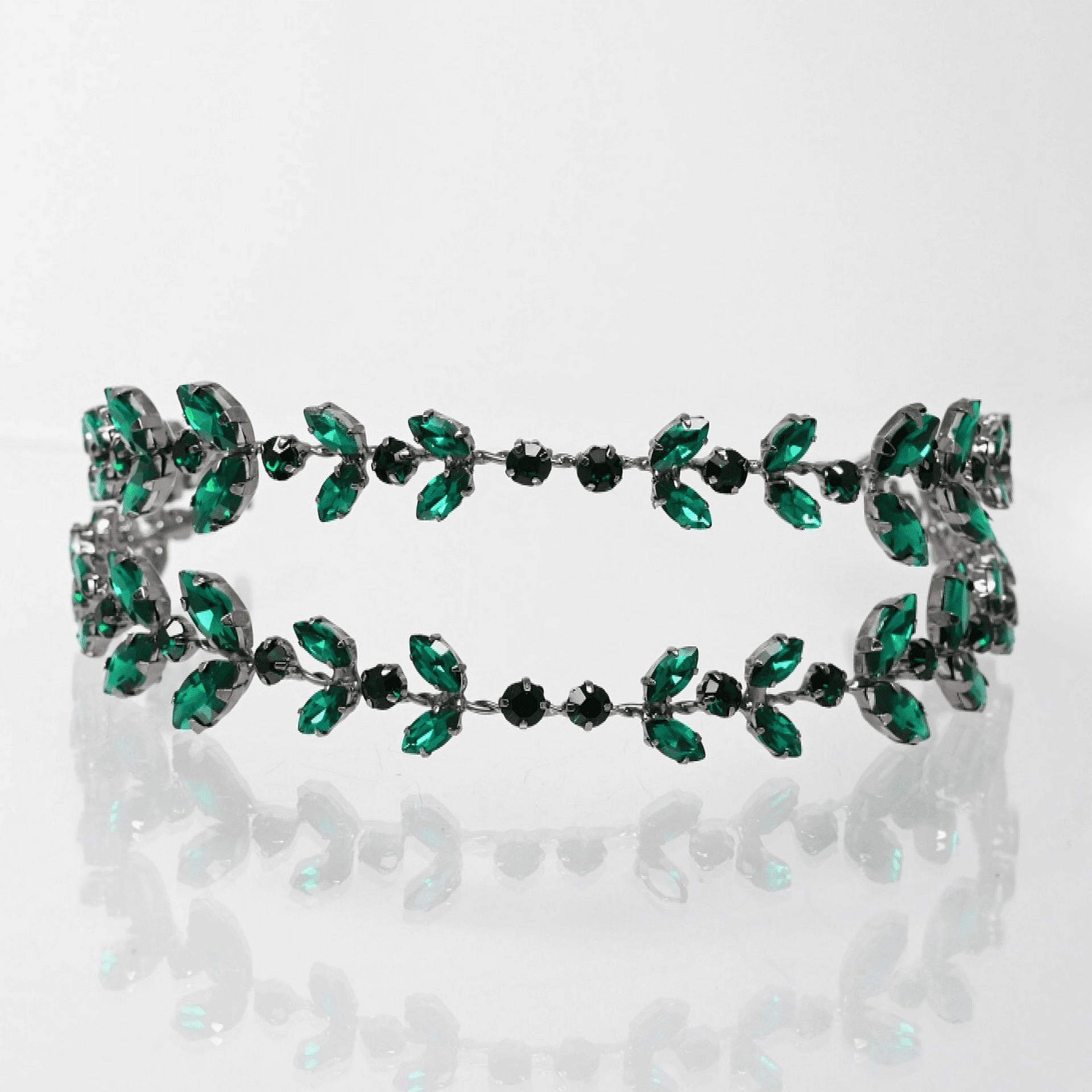 Double tiara: Green Tenderness