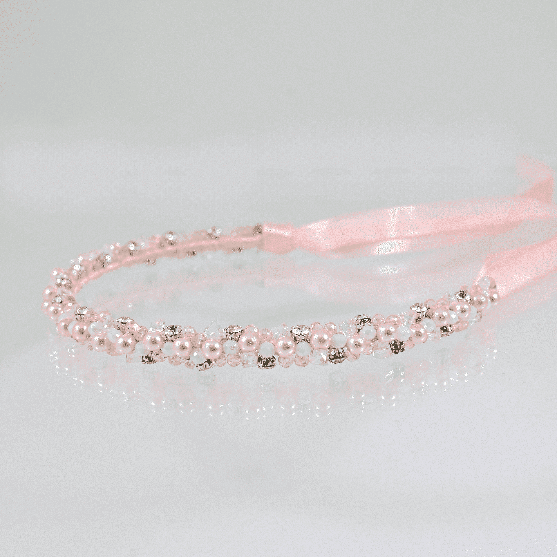 Pink handmade tiara