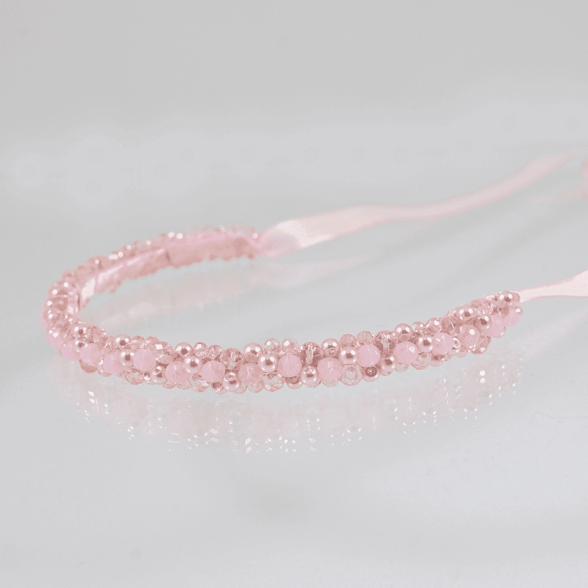 Pink handmade tiara