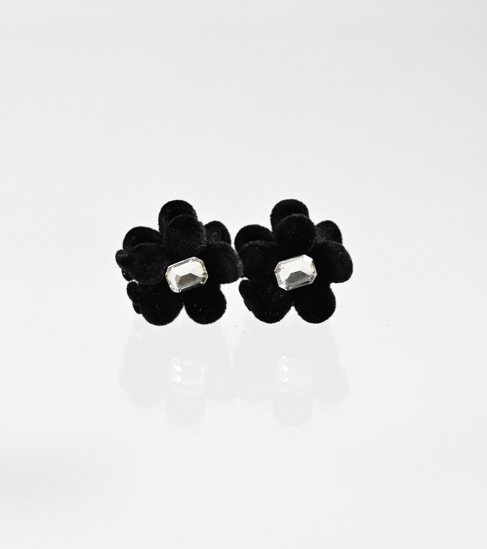 Hair clips in burgundy/black Bree