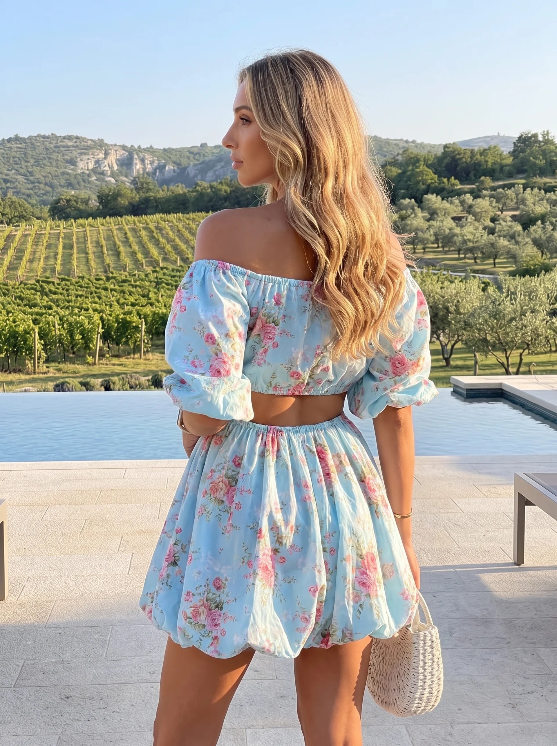 Сет от две части в синьо: Capri