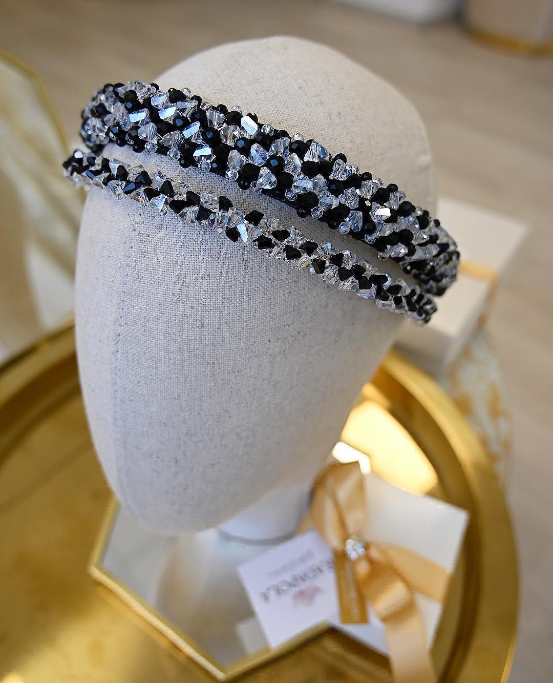 Crystal tiara set