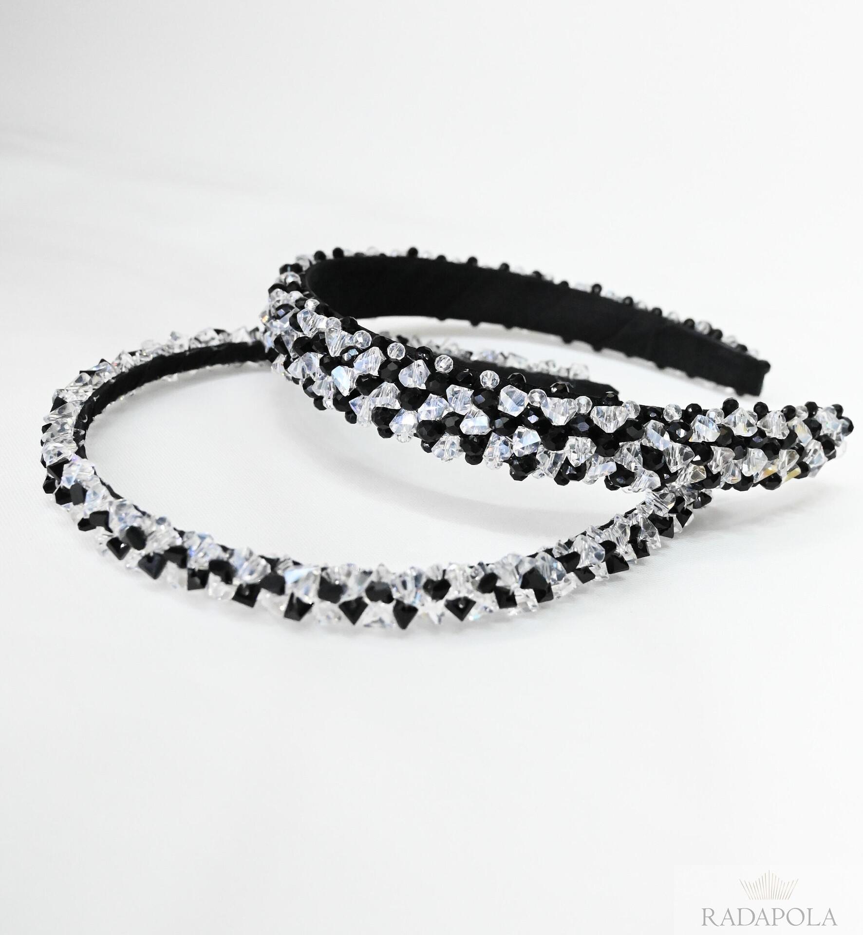 Crystal tiara set