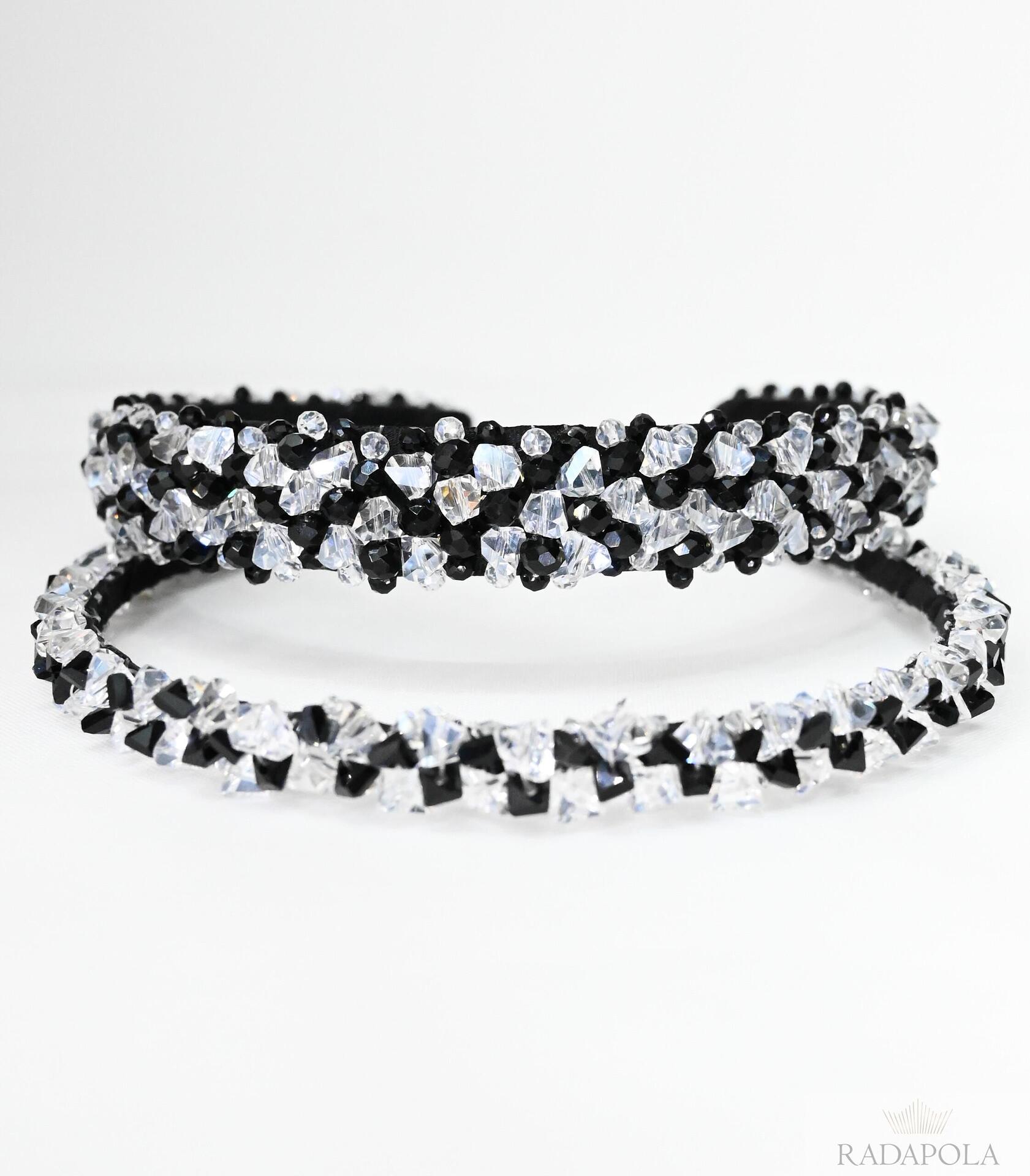 Crystal tiara set
