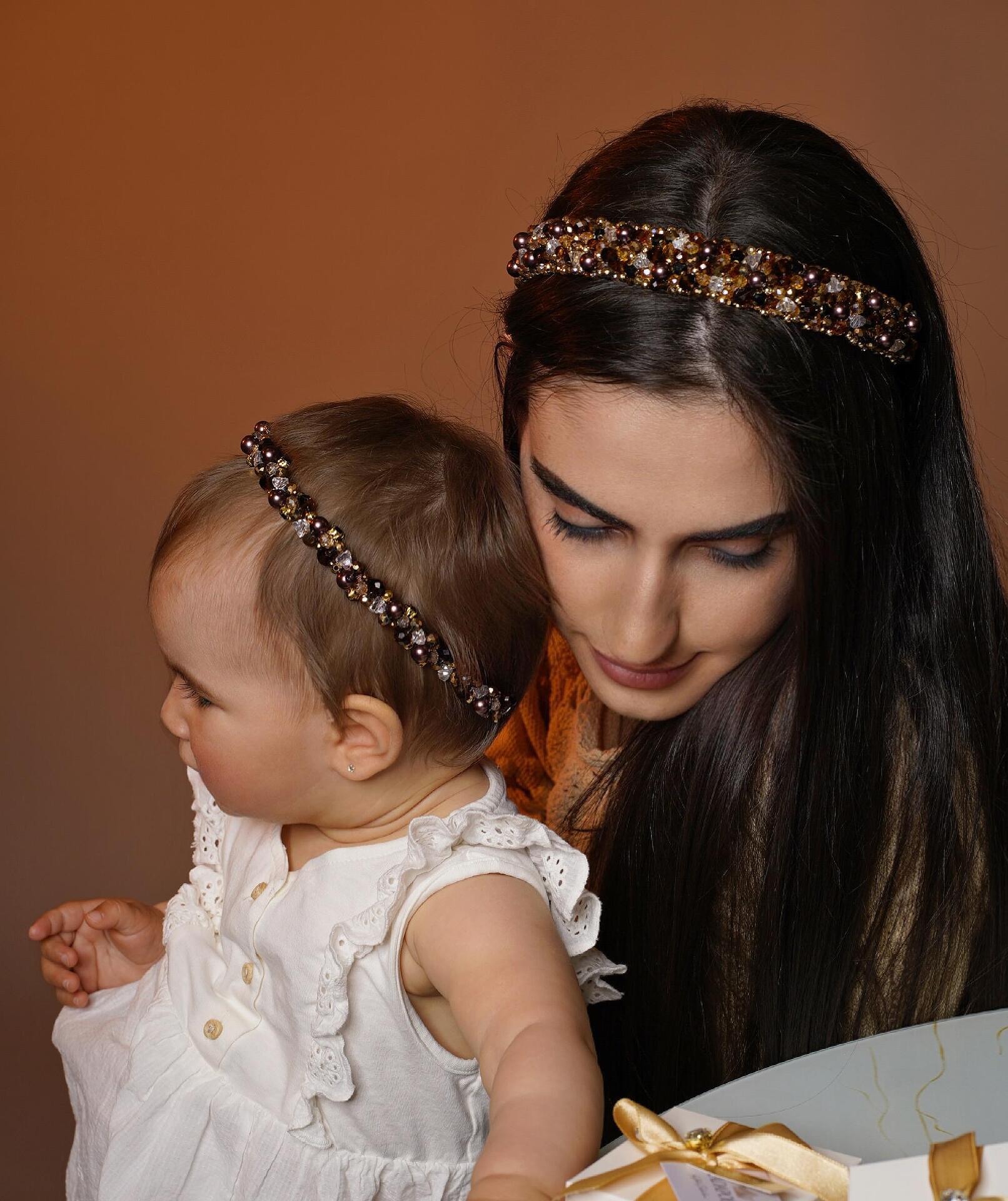Set of Brown Tiaras