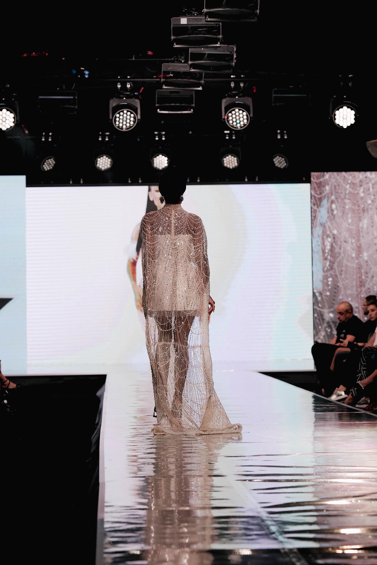 Luxurious handmade robe: Luminous