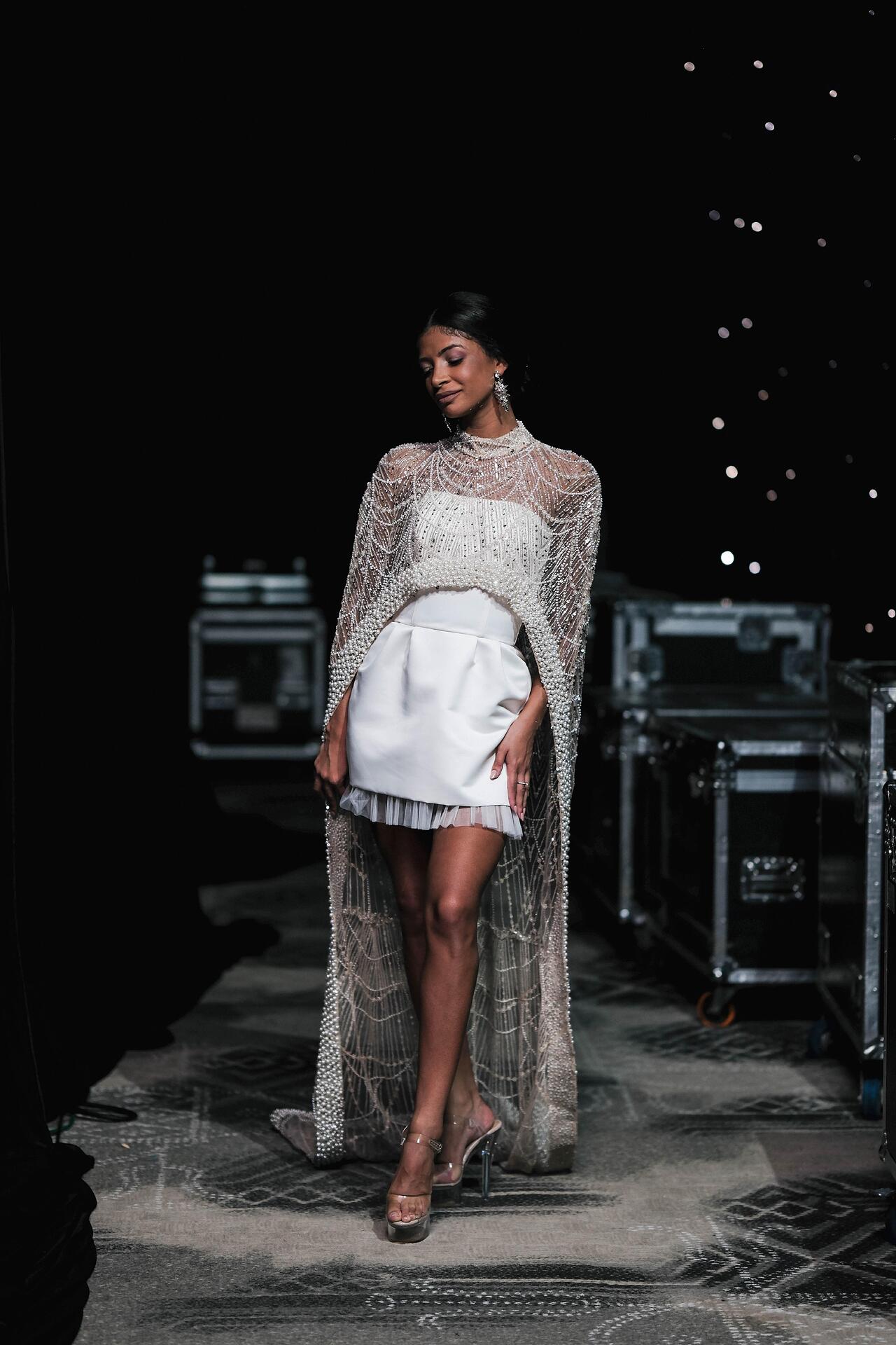 Luxurious handmade robe: Luminous