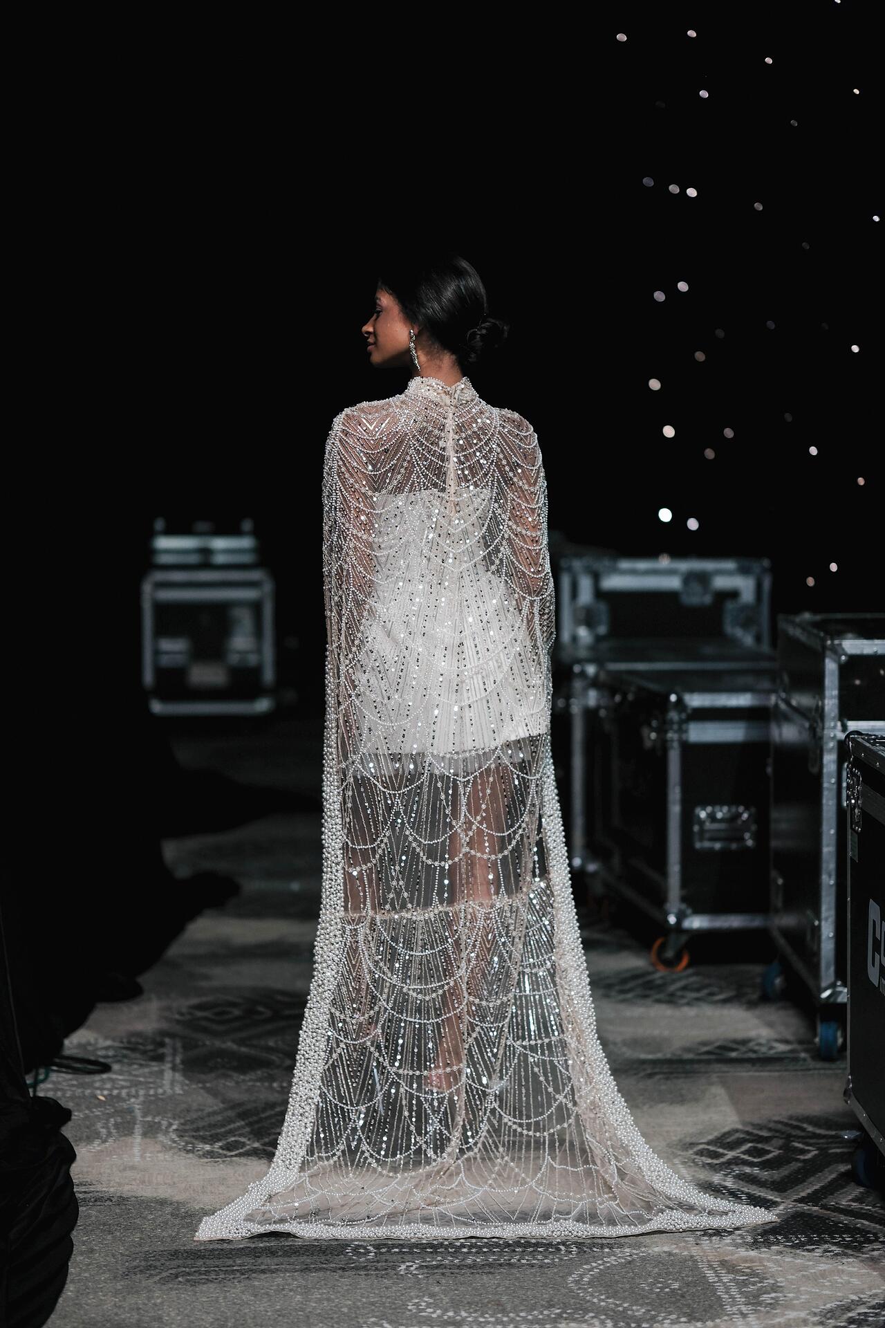 Luxurious handmade robe: Luminous