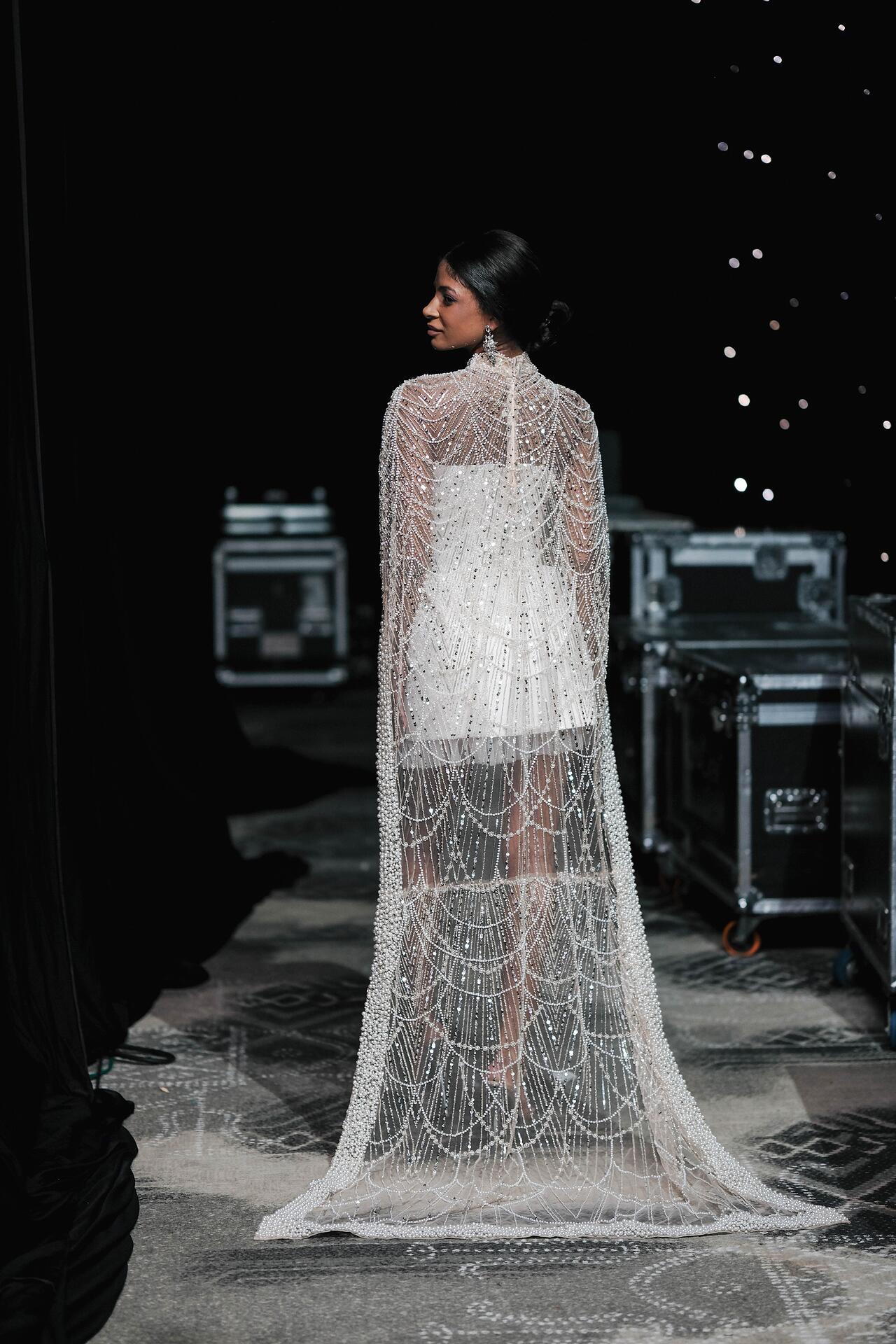 Luxurious handmade robe: Luminous