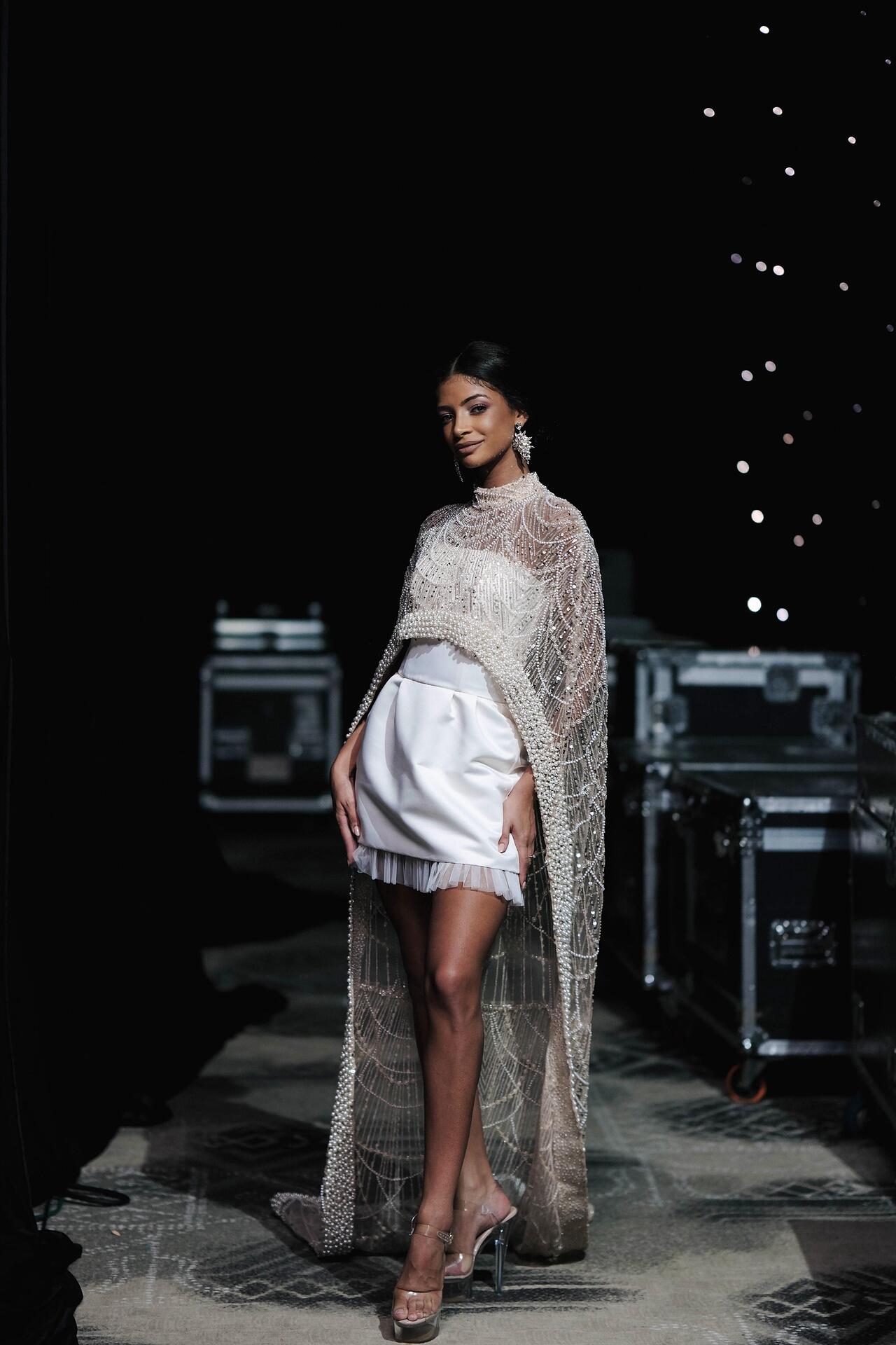 Luxurious handmade robe: Luminous