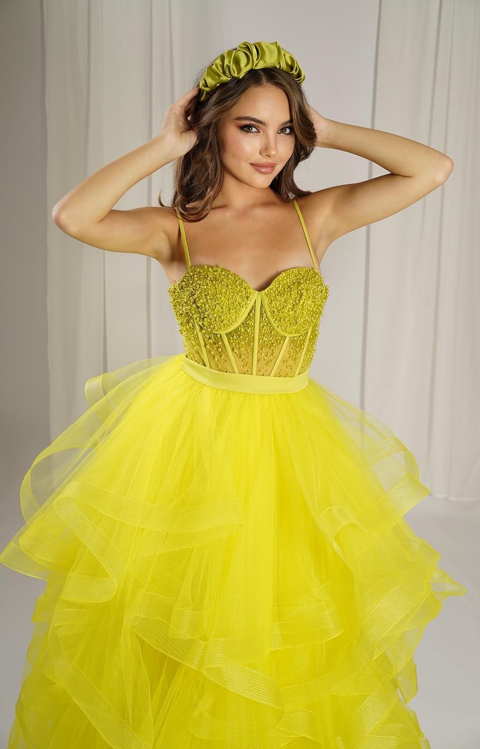 Formal neon dress