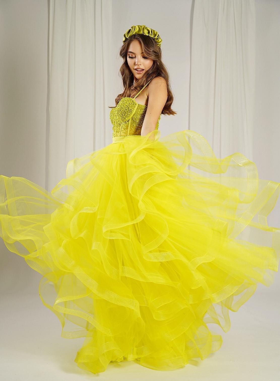 Formal neon dress