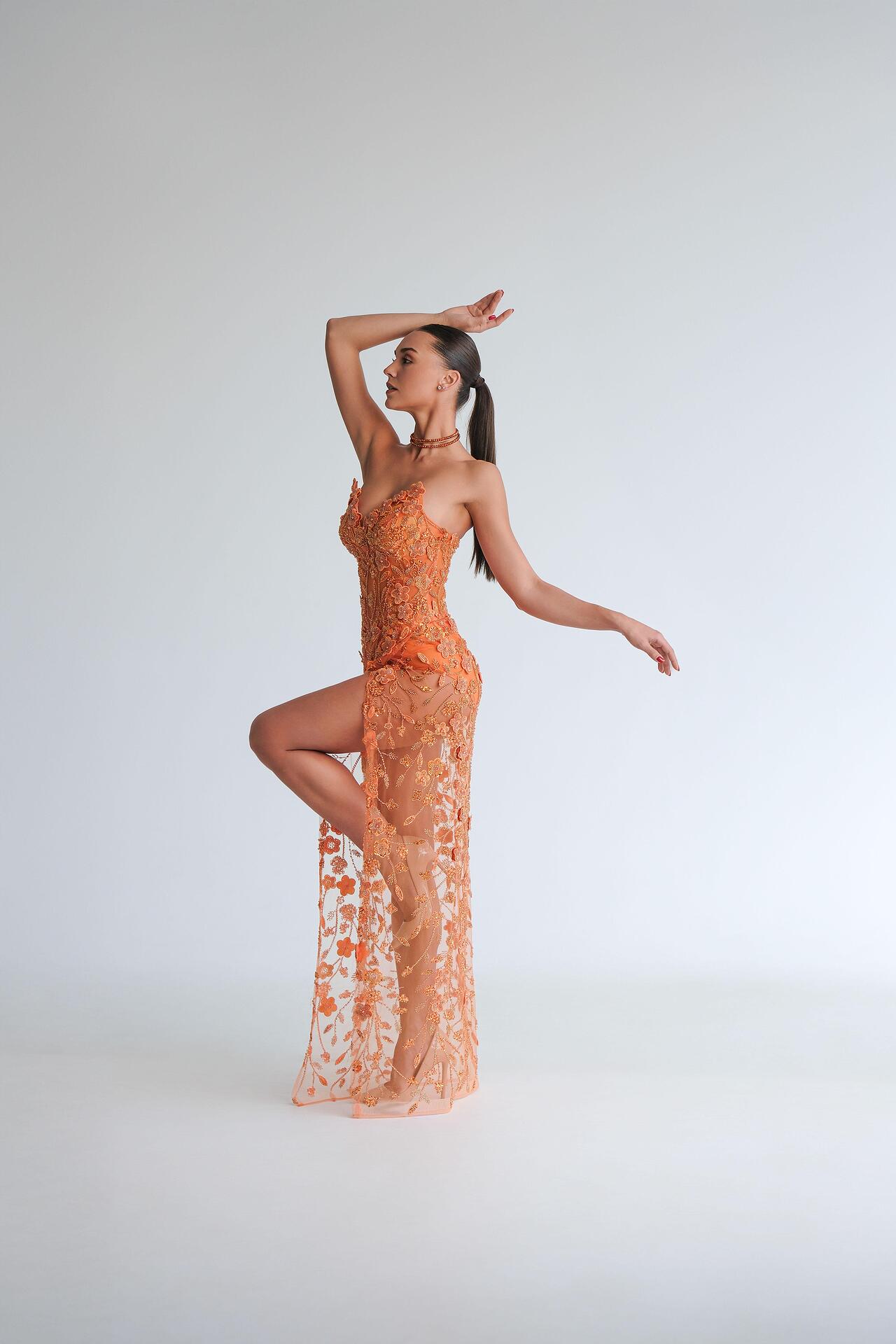 Formal Dress: Airy Orange