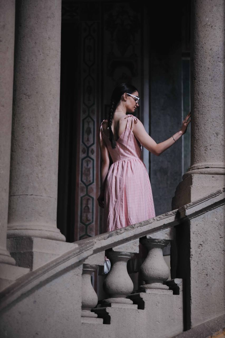 Casual dress in pink: Maelinne