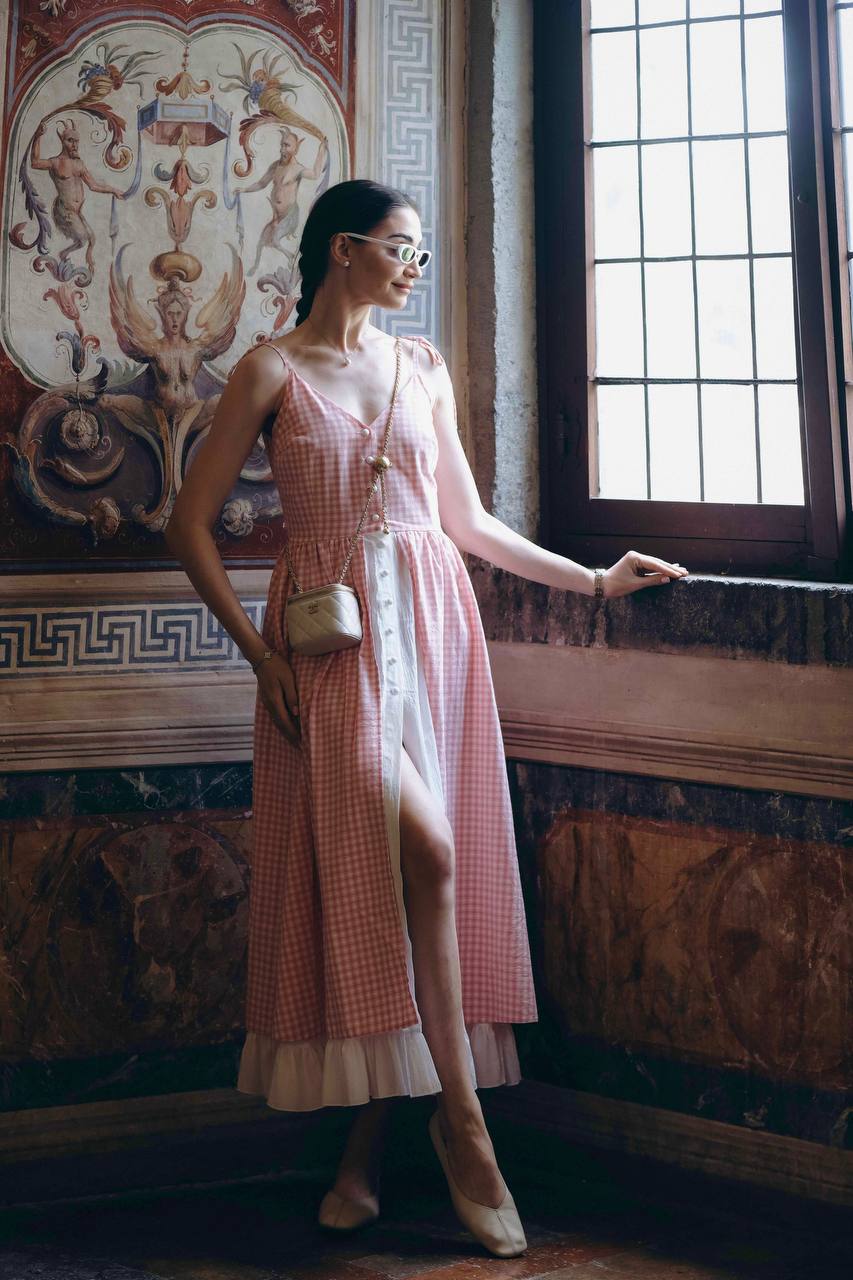 Casual dress in pink: Maelinne
