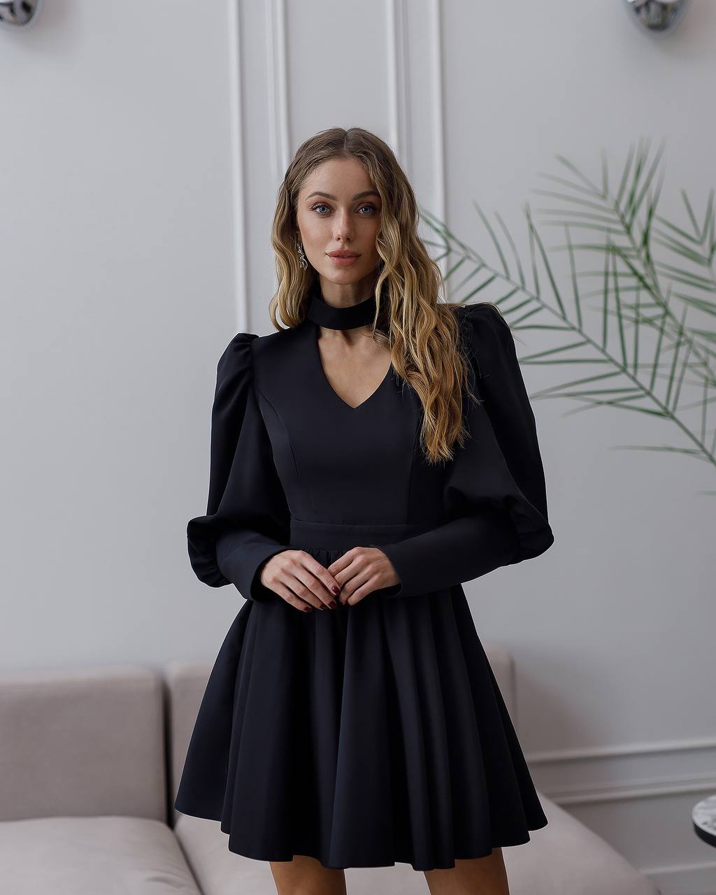 Black short dress: Fanea 