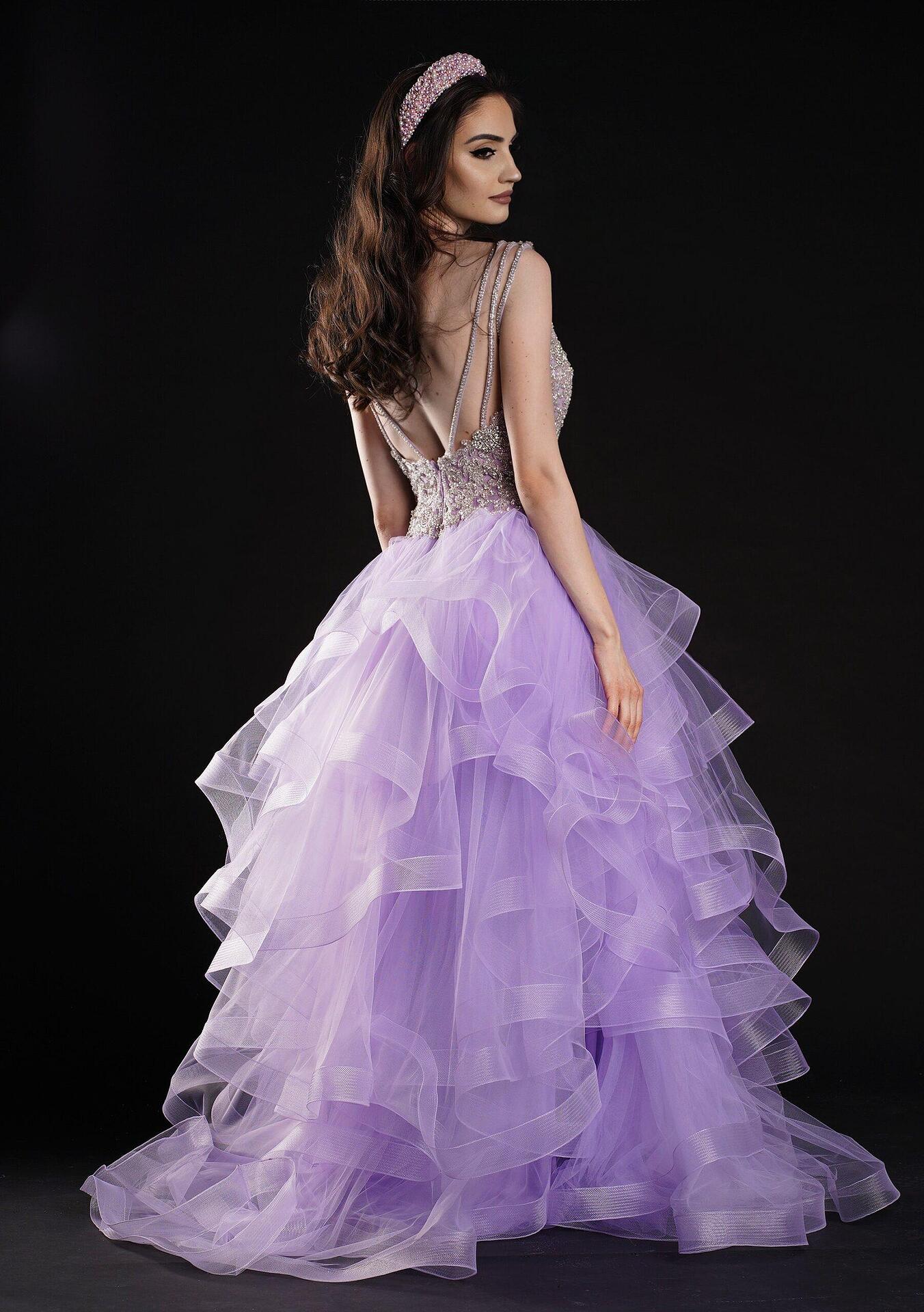 Dress: Purple Magic Dress