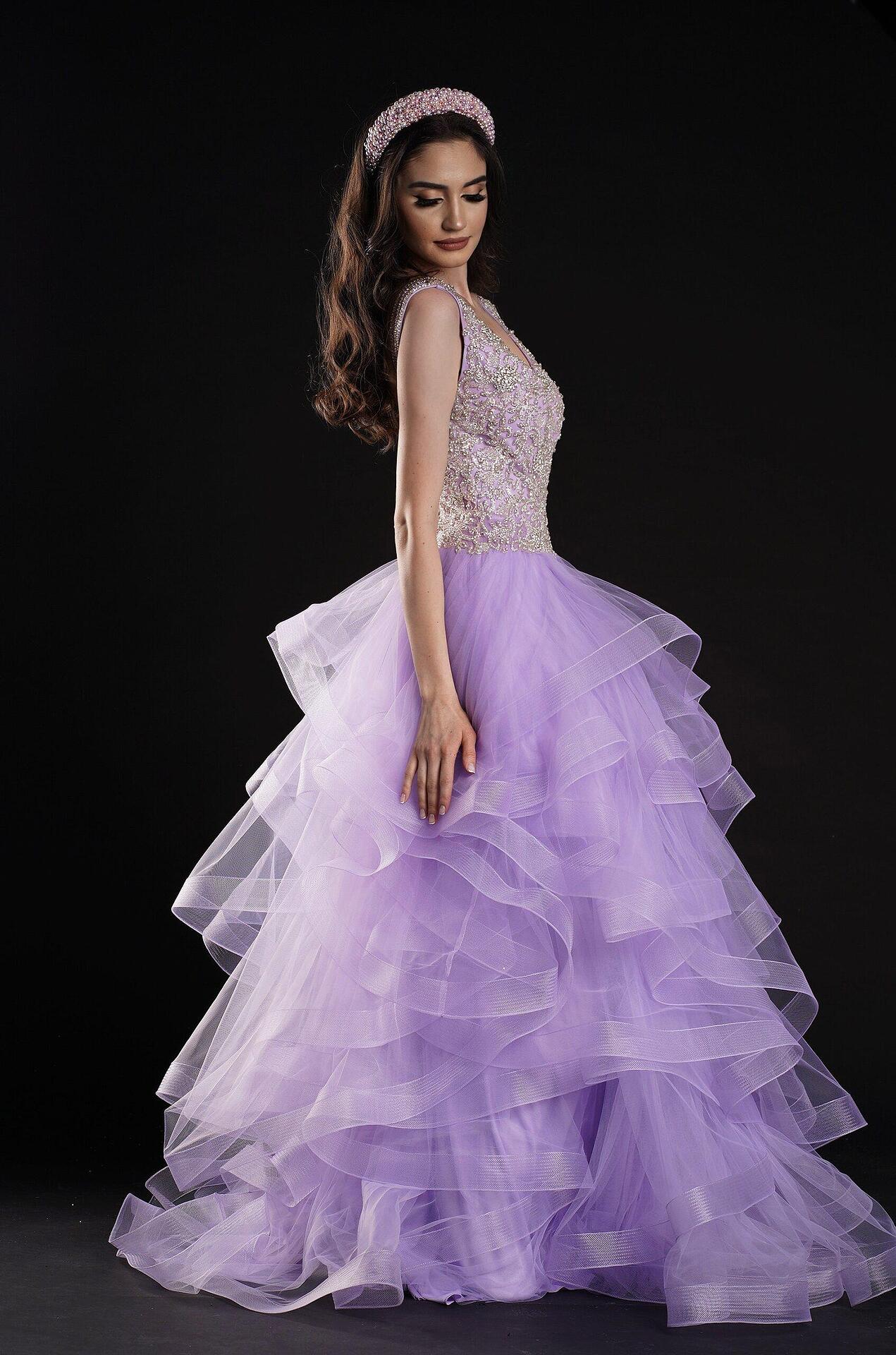 Dress: Purple Magic Dress