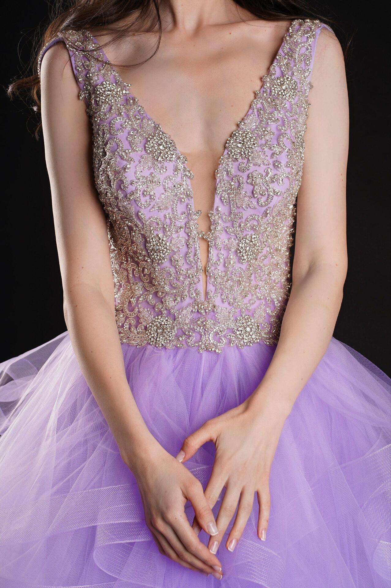 Dress: Purple Magic Dress