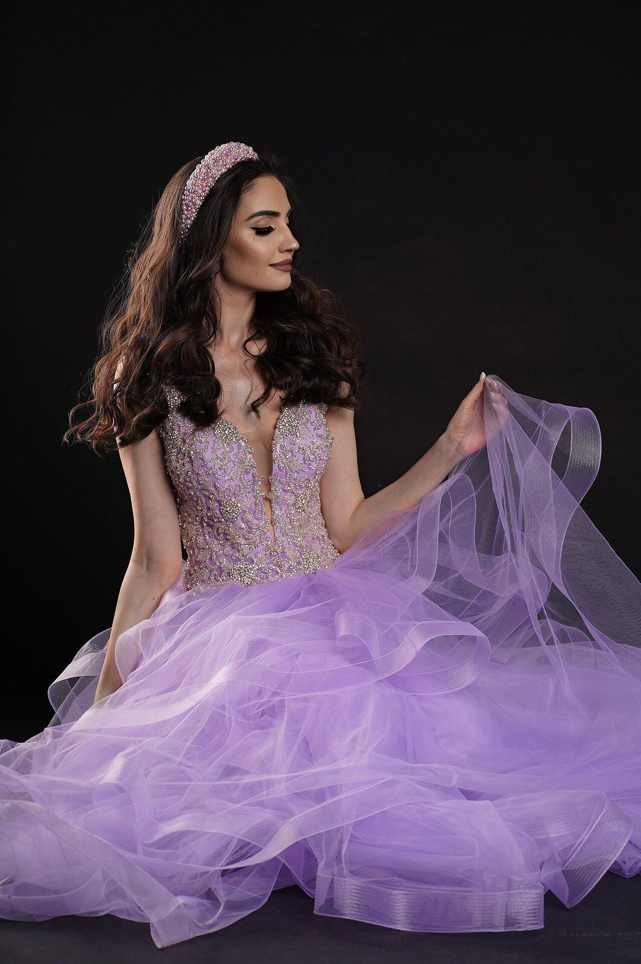 Dress: Purple Magic Dress