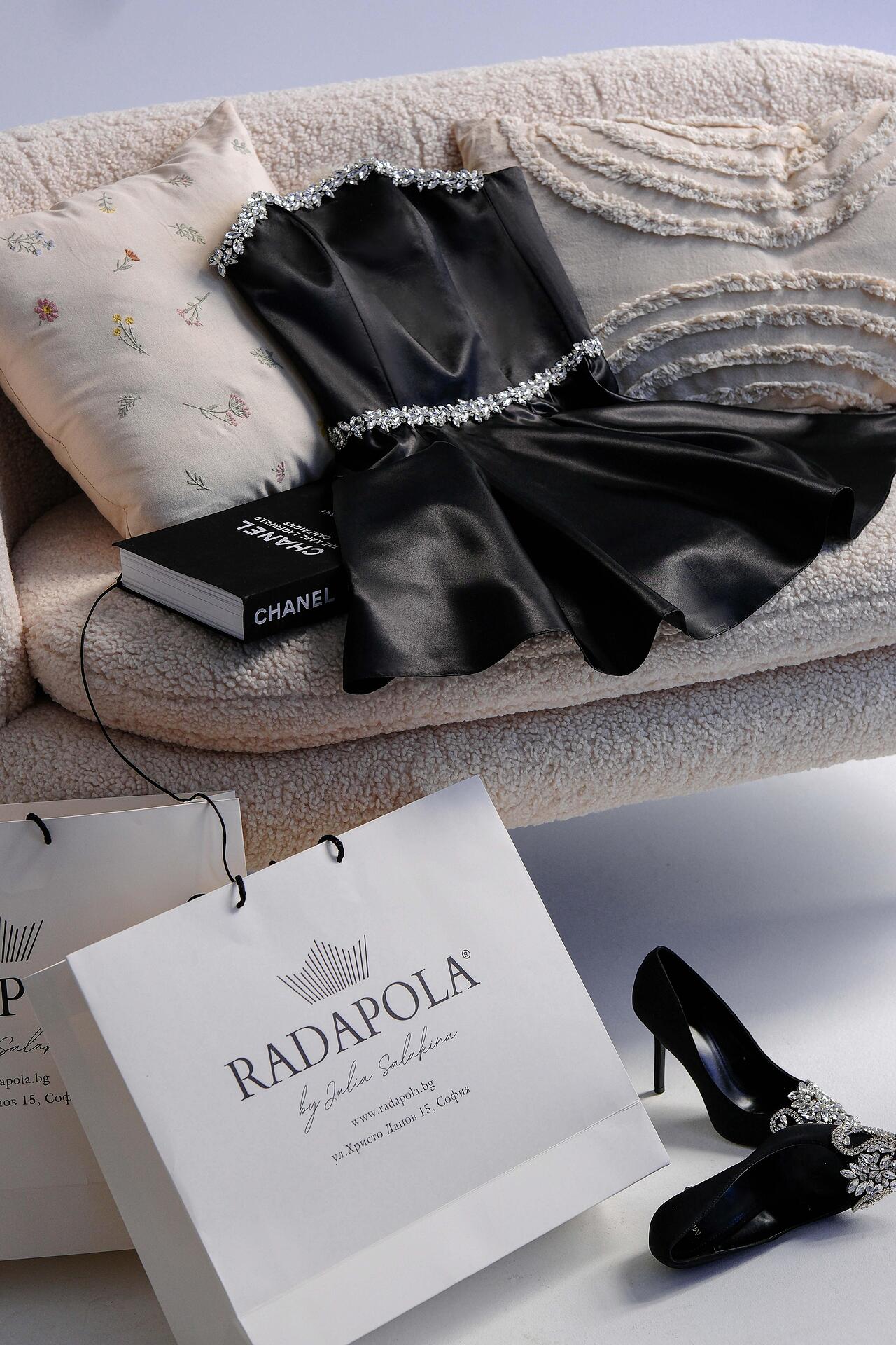 Dress: Black Elia