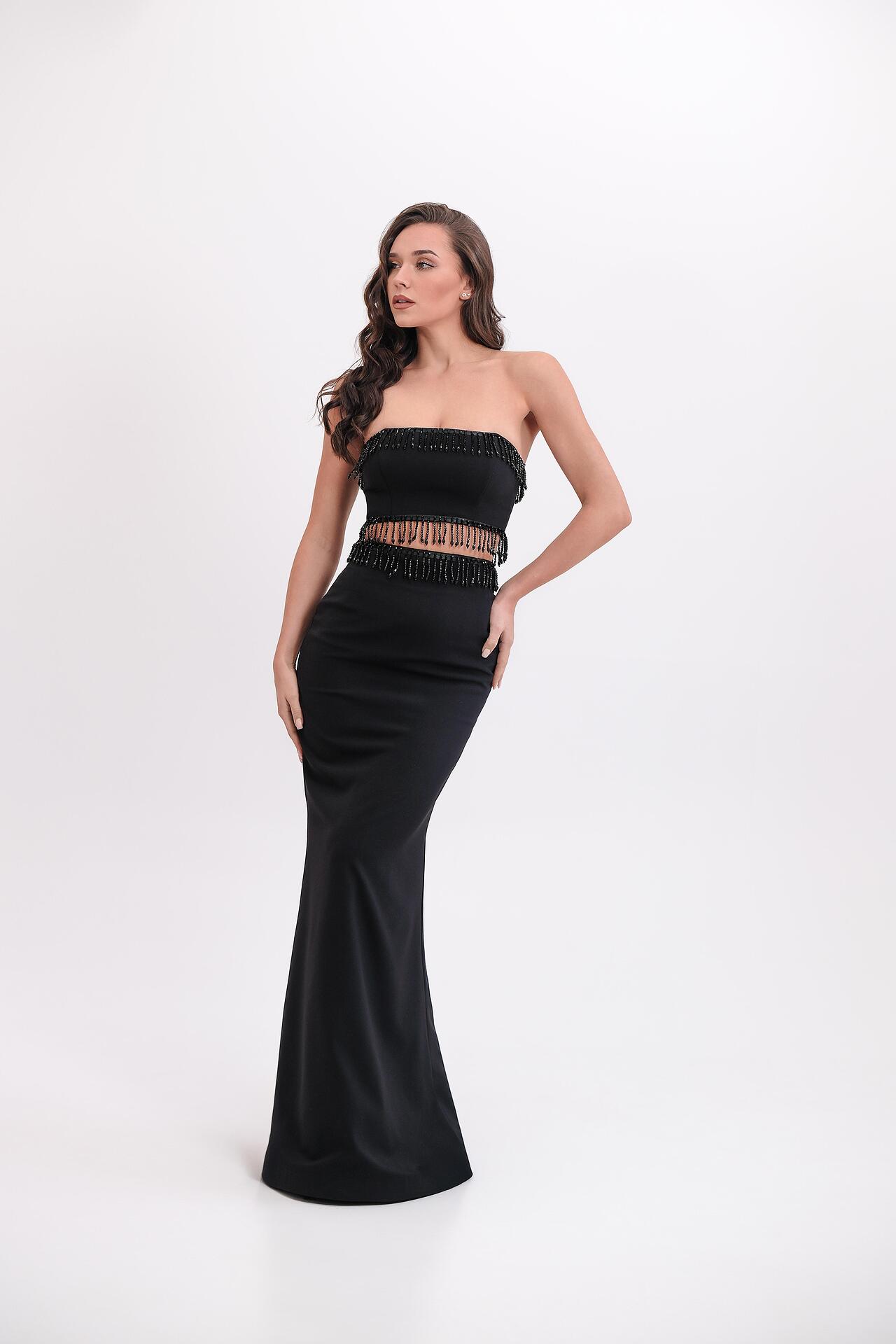 Set of corset bustier and long skirt: Carina