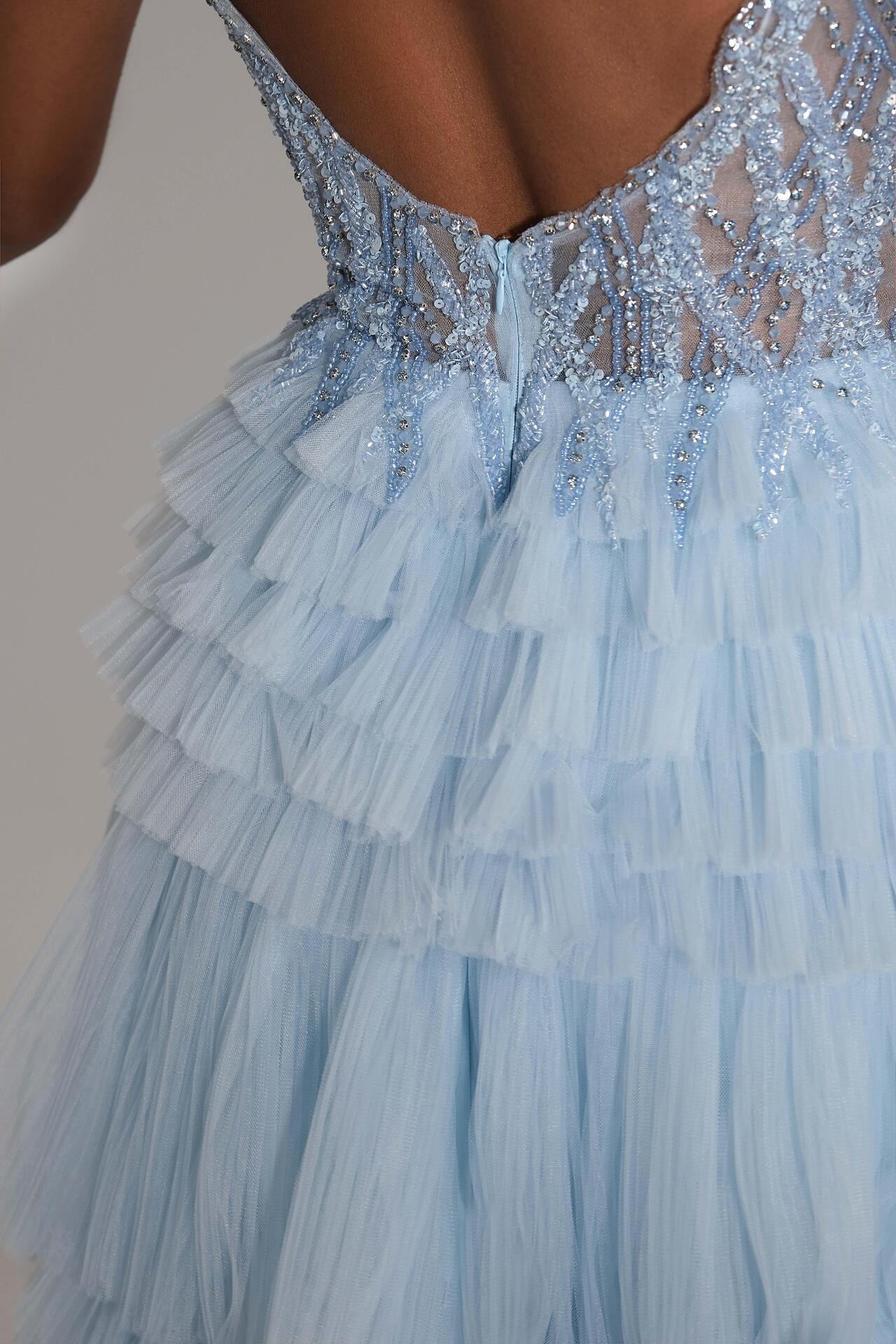 Blue dress: Blue Elza