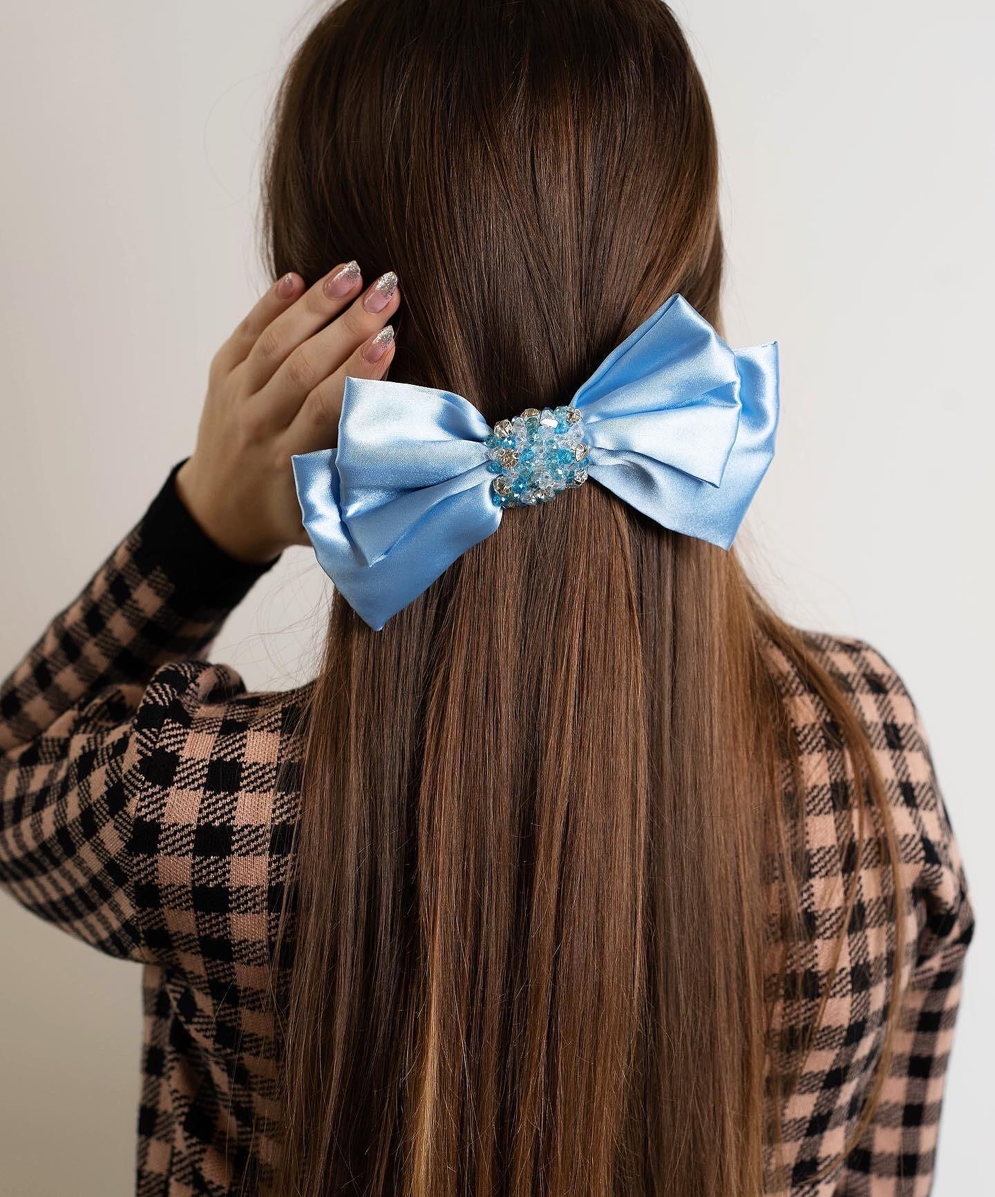 Light blue ribbon